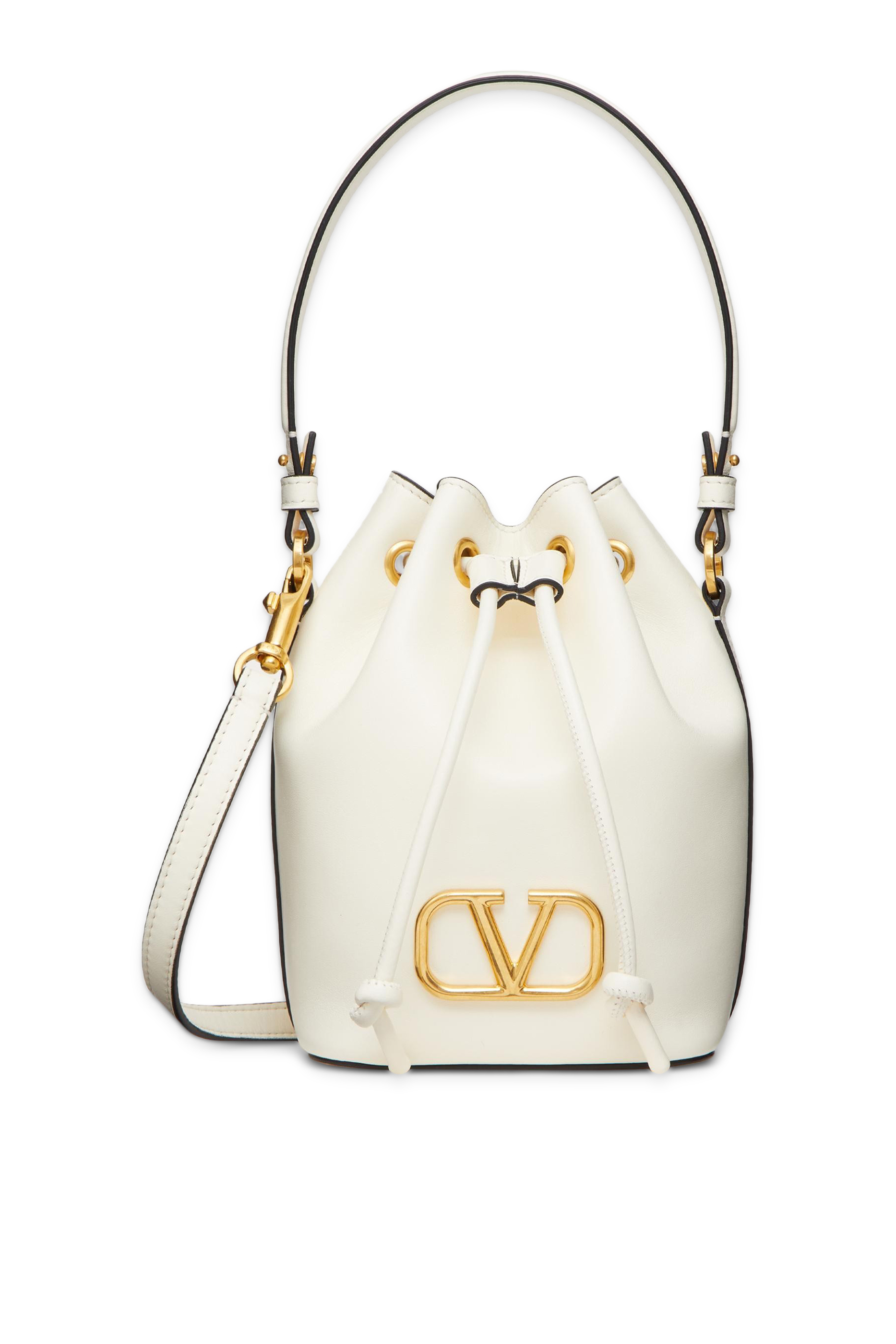 VLogo Mini Canvas Bucket Bag