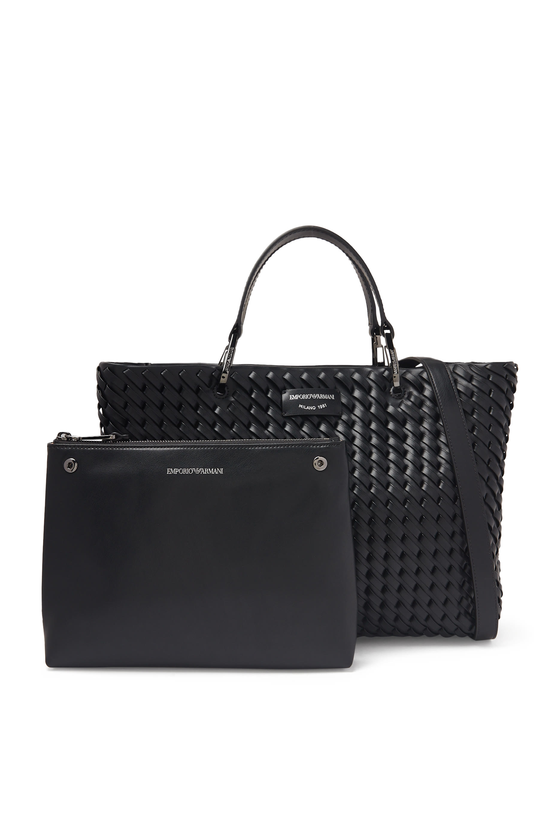 My EA Intertwined Shopper Bag