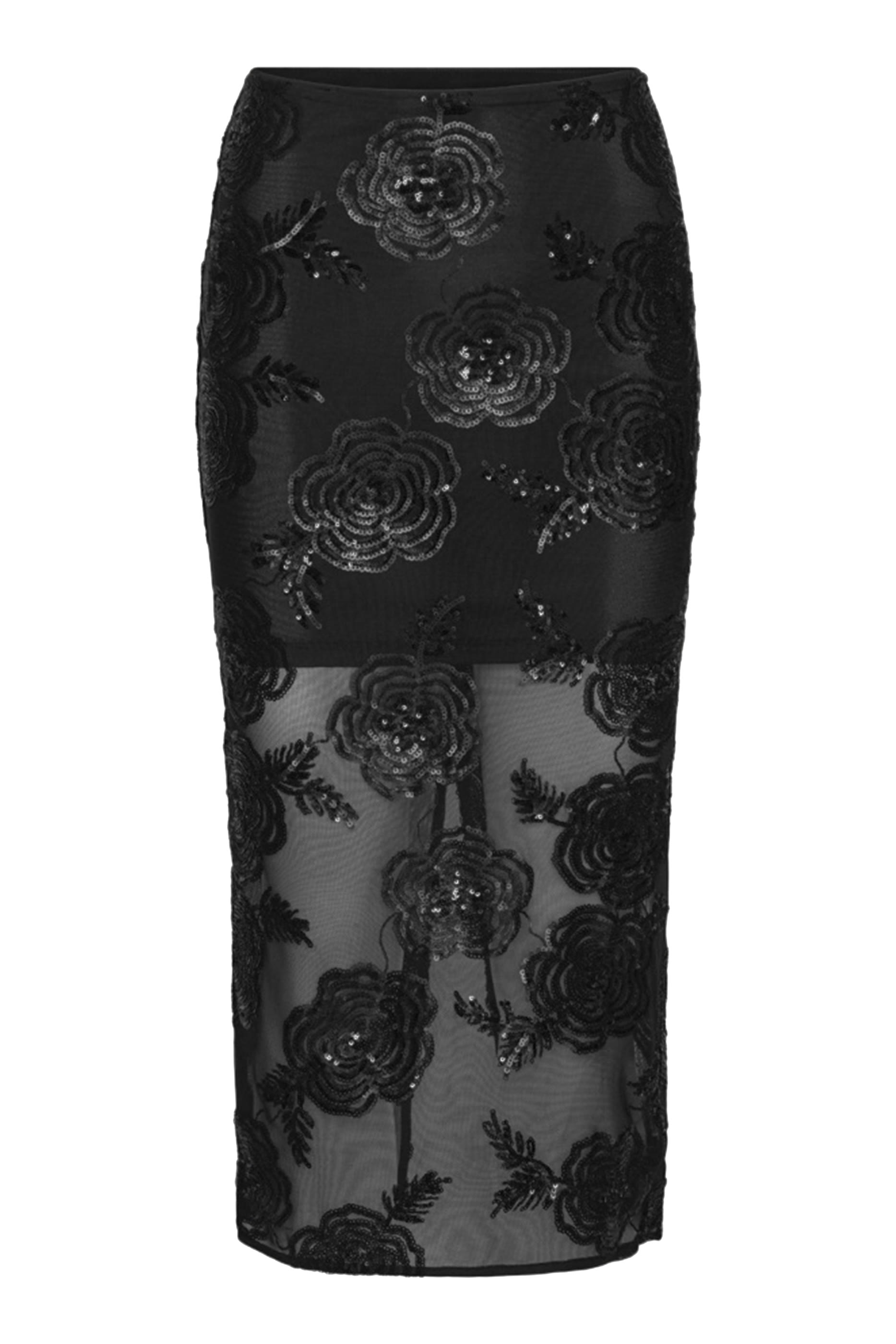 Sequins Midi Skirt