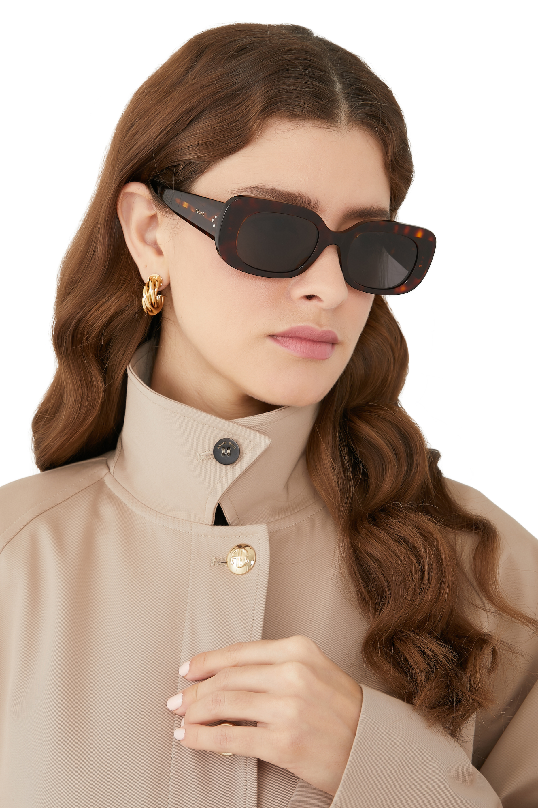 Bold 3 Dots Square Sunglasses