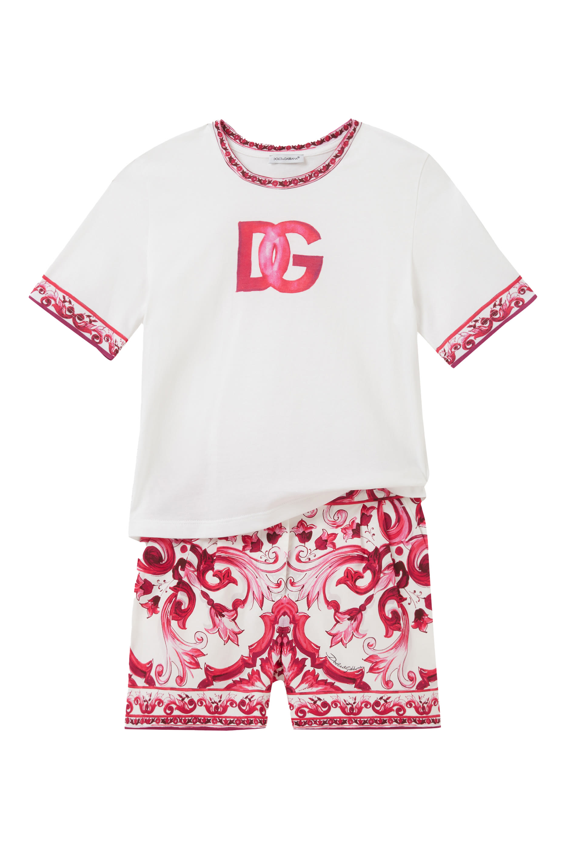 Kids Majolica Print Shorts