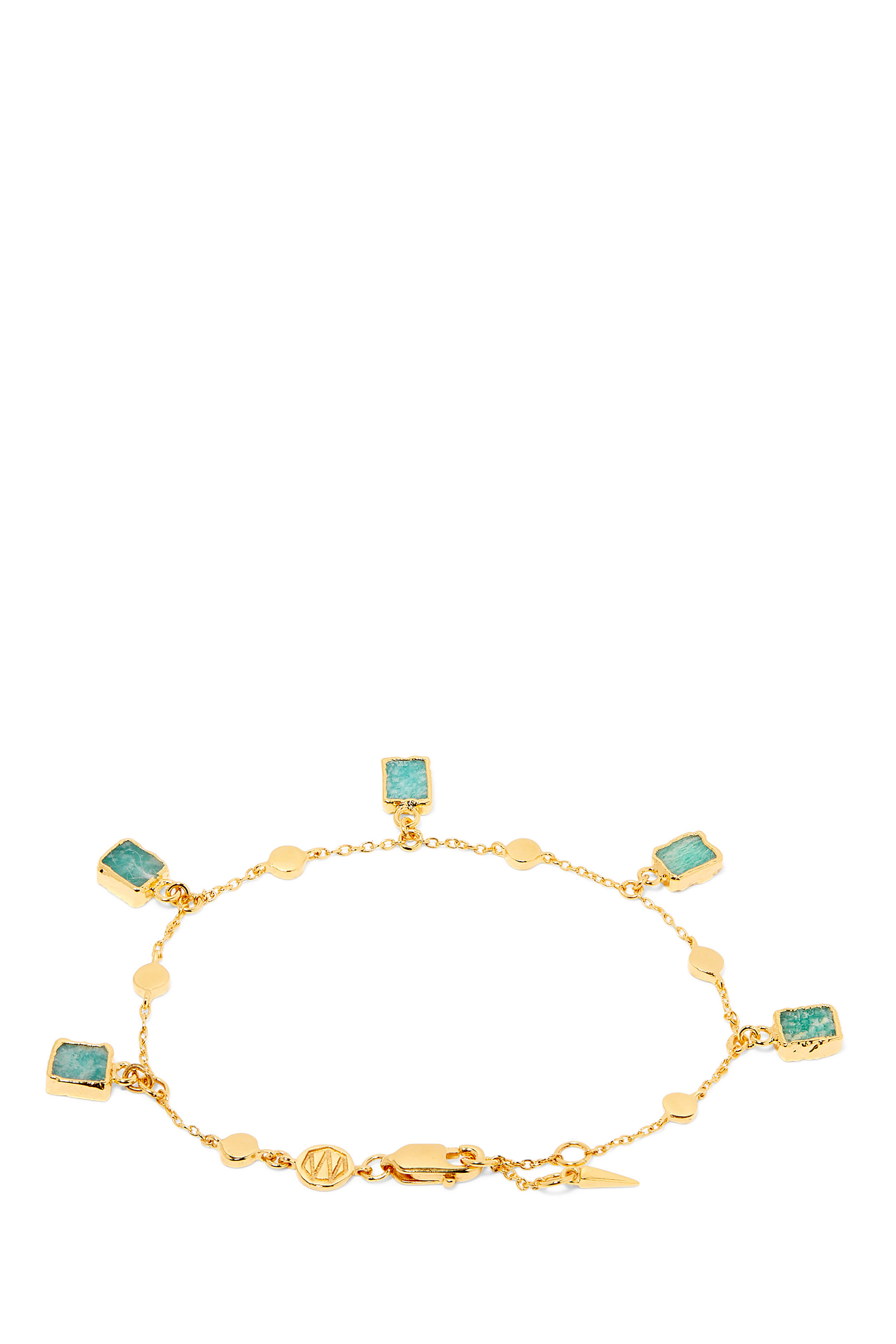 Amazonite Lena Bracelet in 18kt Gold-Plated Sterling Silver