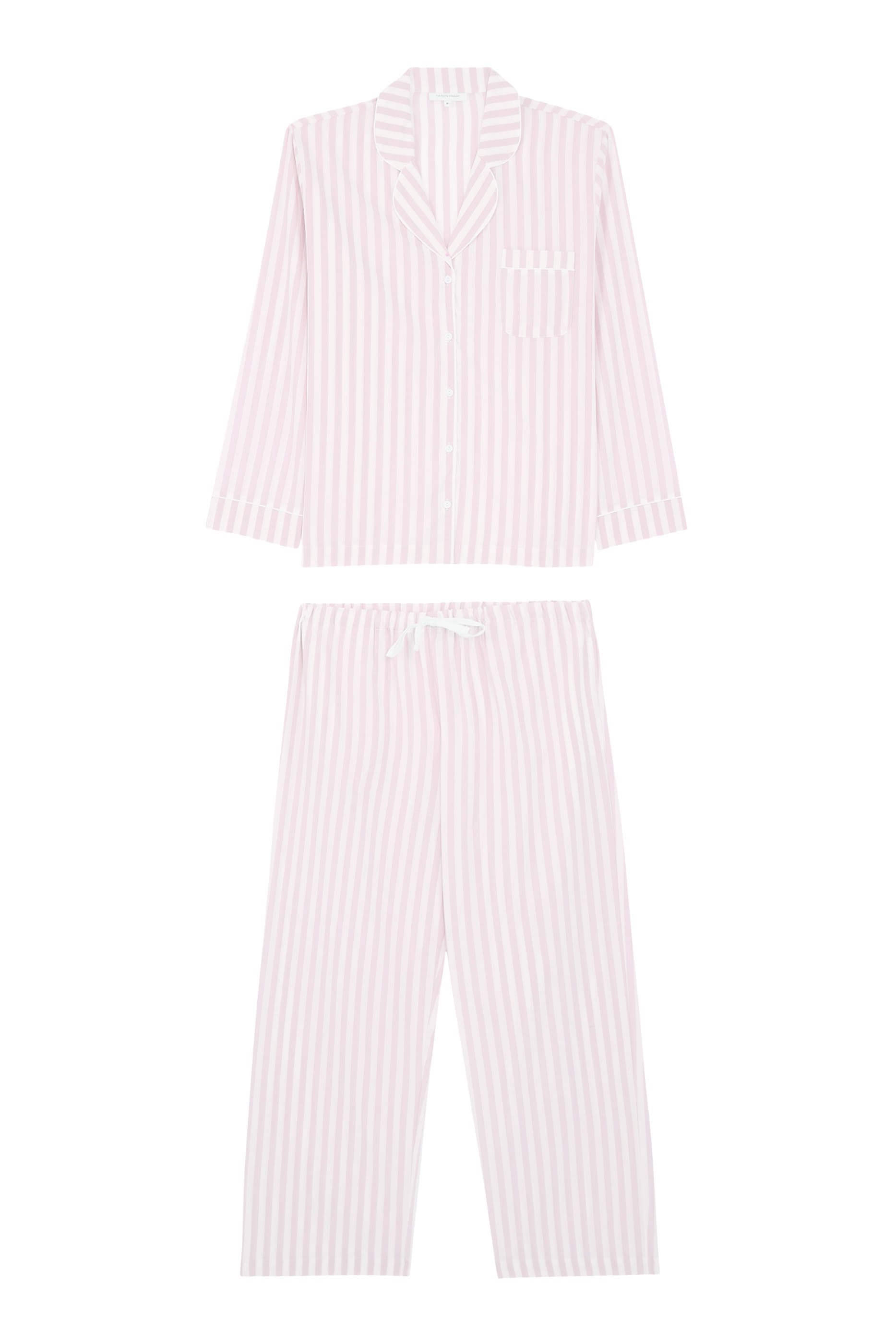 Organic Cotton Poplin Stripe Pyjama Set  