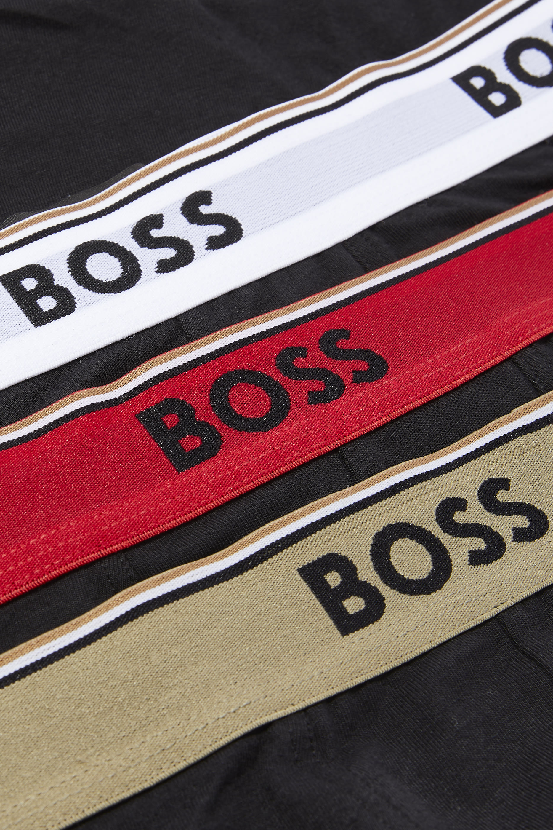 Logo Waistband Boxer Briefs, Pack Of 3