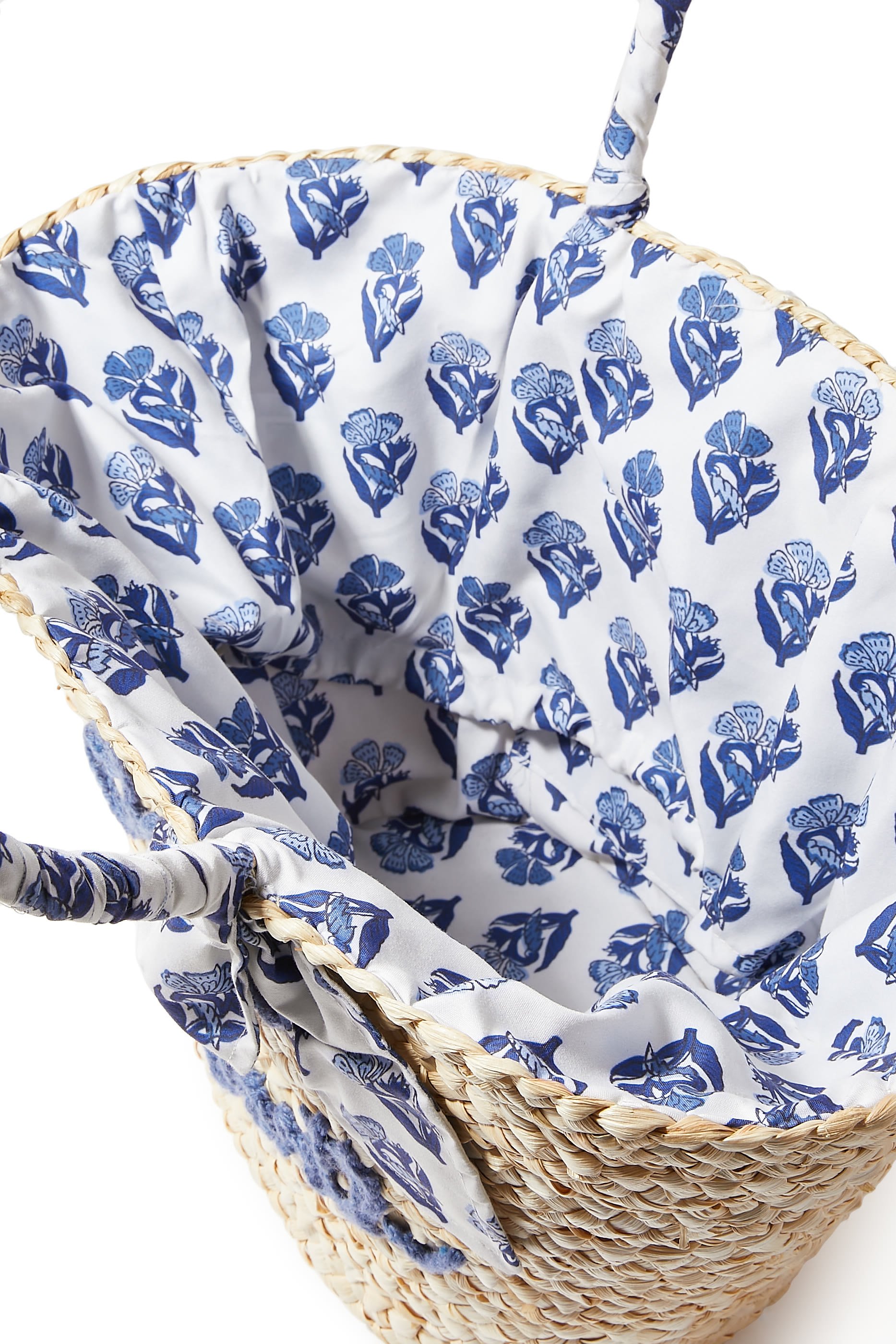 Kylie  Large Woven-Straw Tote Bag