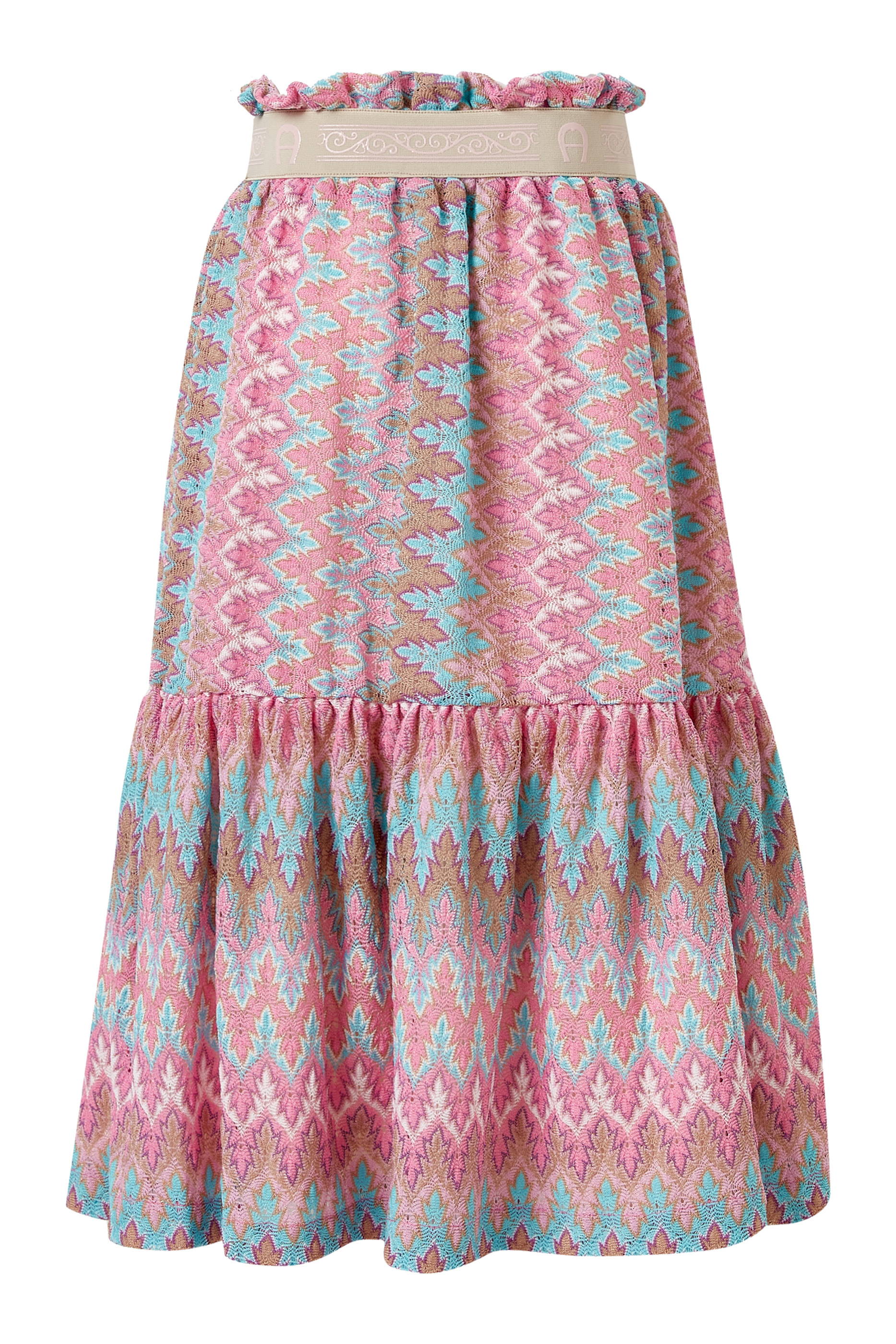 Kids Zig-Zag Tiered Skirt