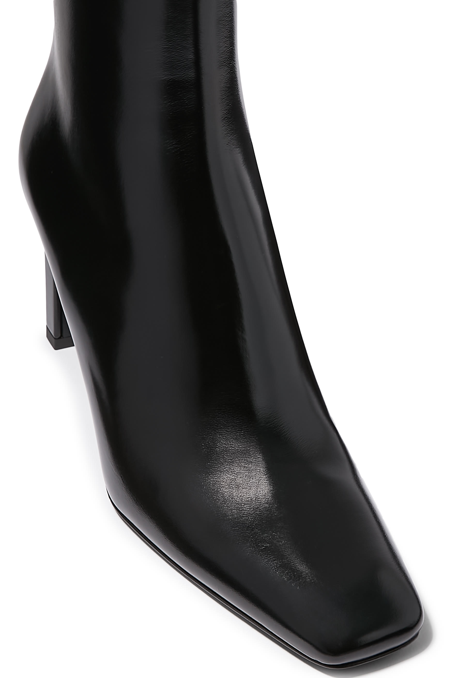  Bar Glossy 85 Leather Boots