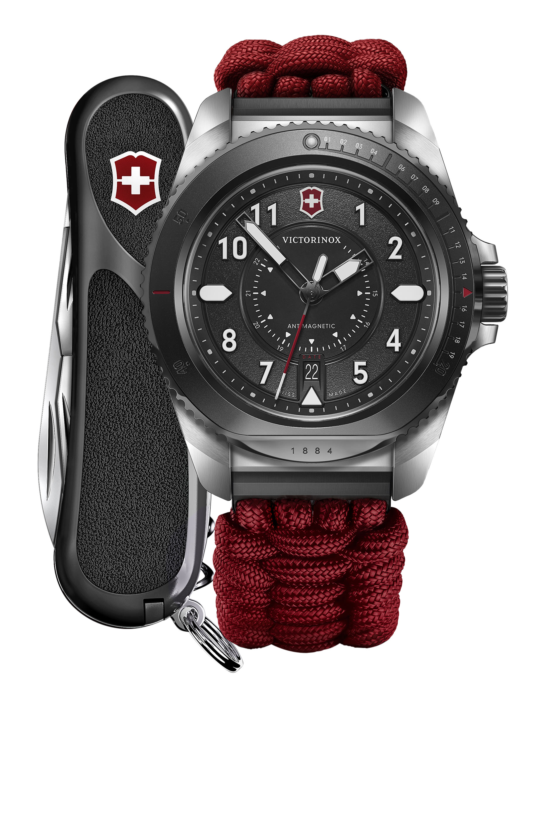 Journey 1884 Limited Edition Watch, Paracord & Stainless Steel