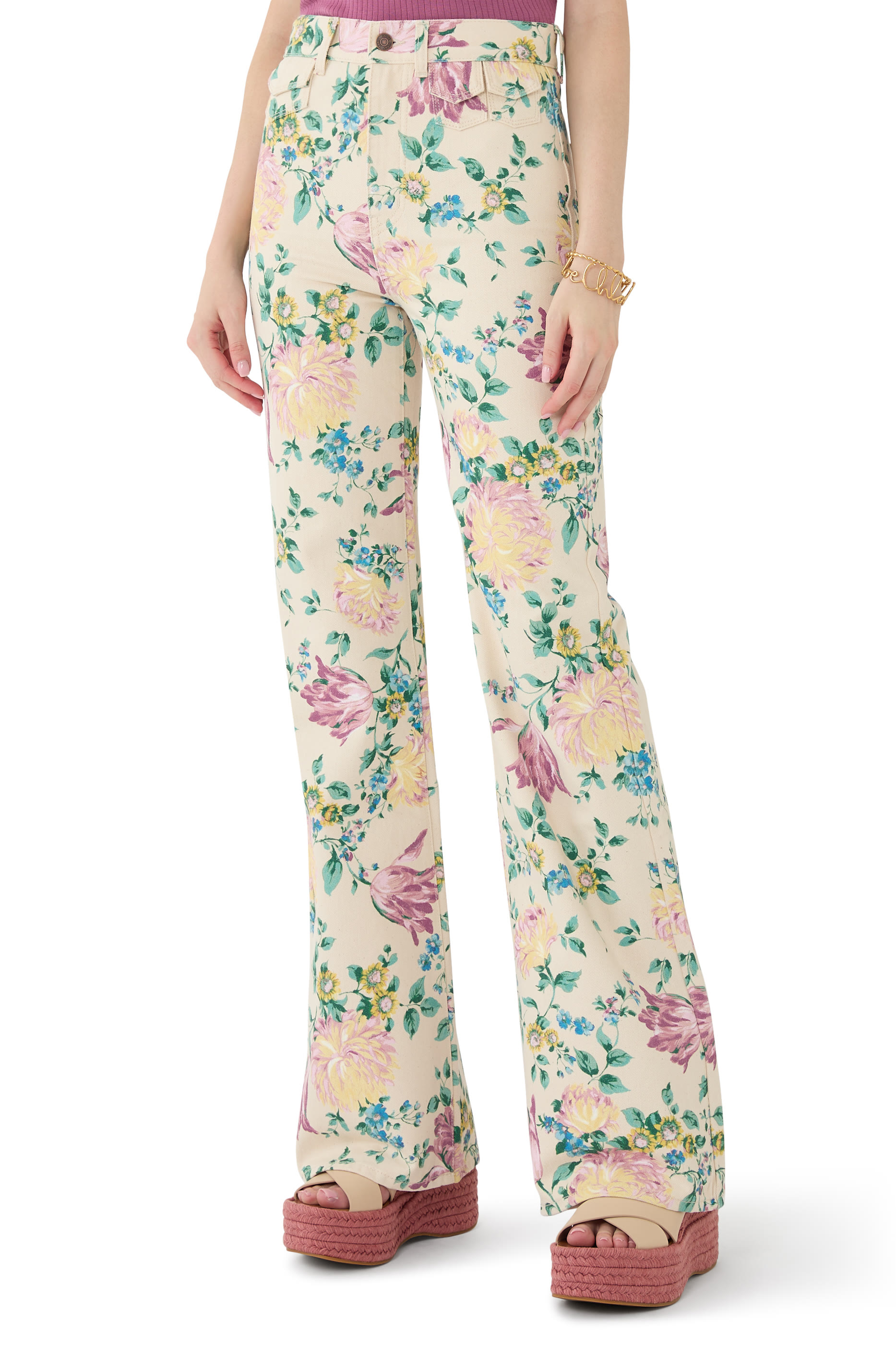 High-Rise Flared Jeans