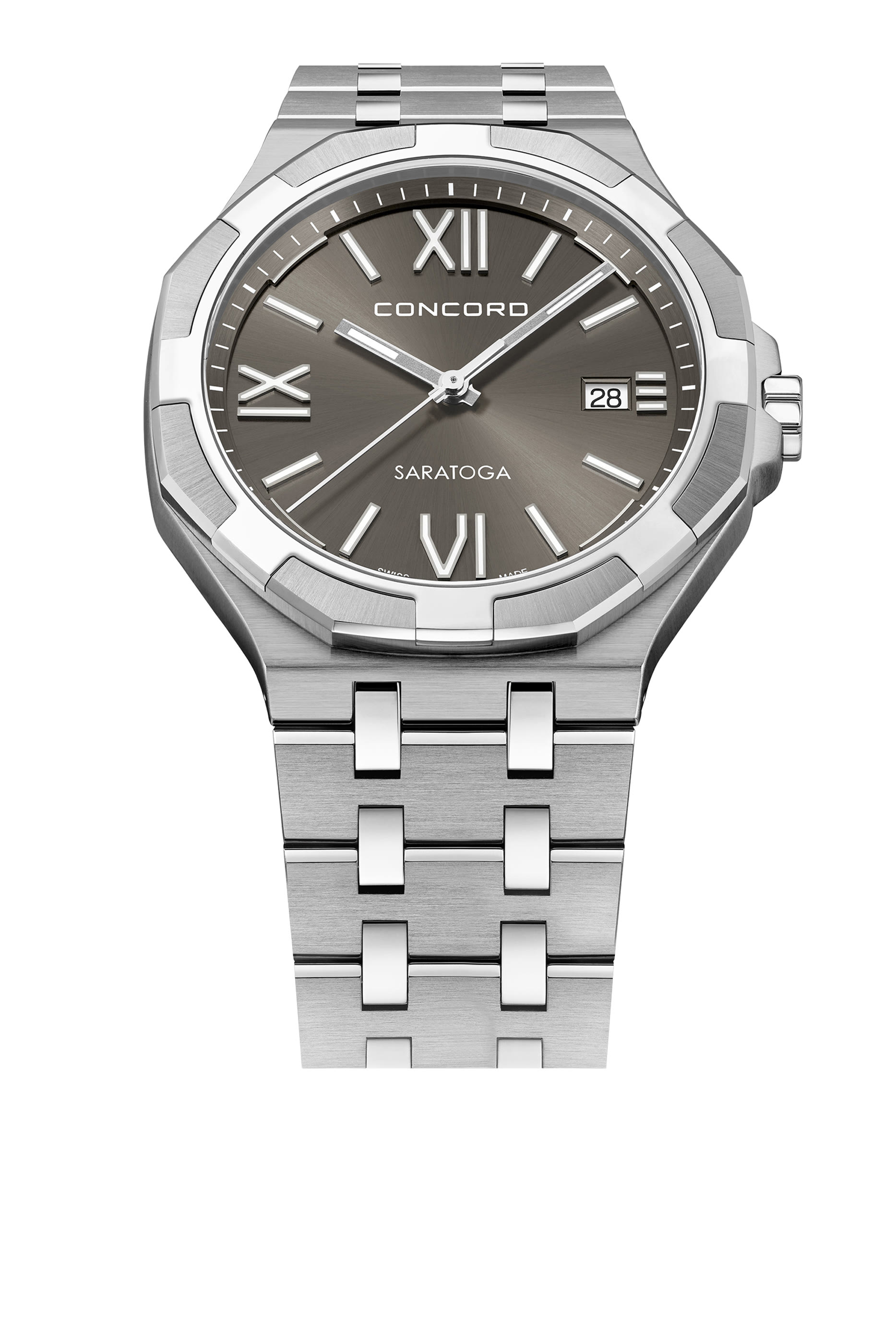 Saratoga Quartz Watch, Stainless Steel & Sapphire Crystal