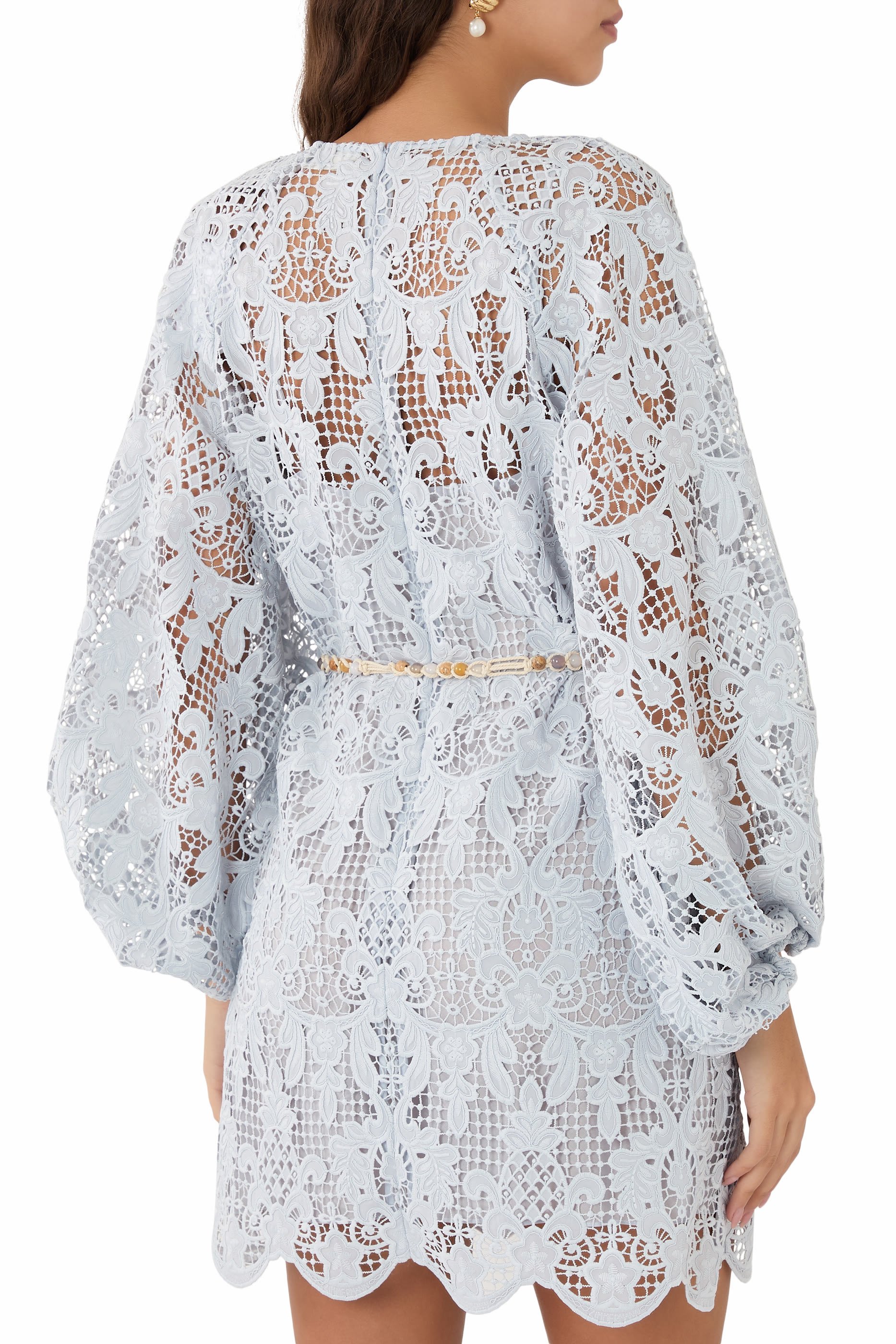 Coco Lace Tunic Mini Dress