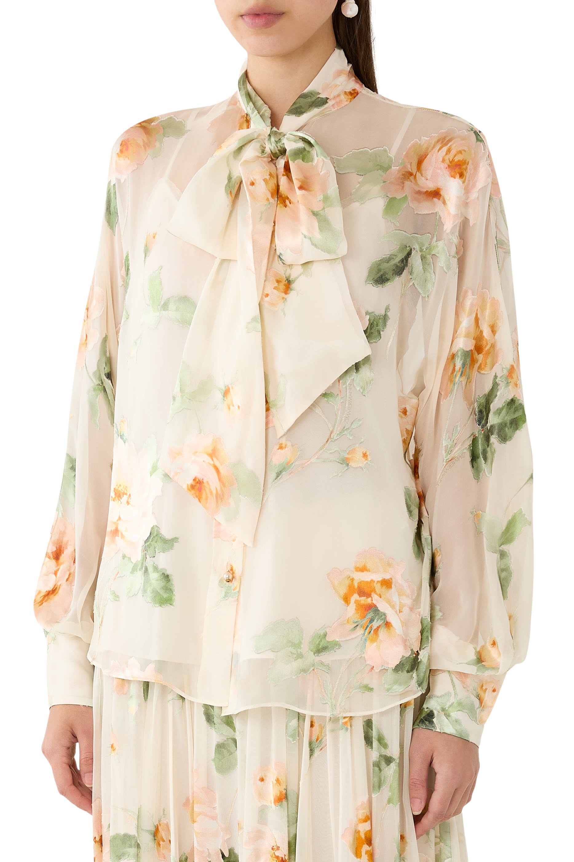 Carousel Burnout Blouse