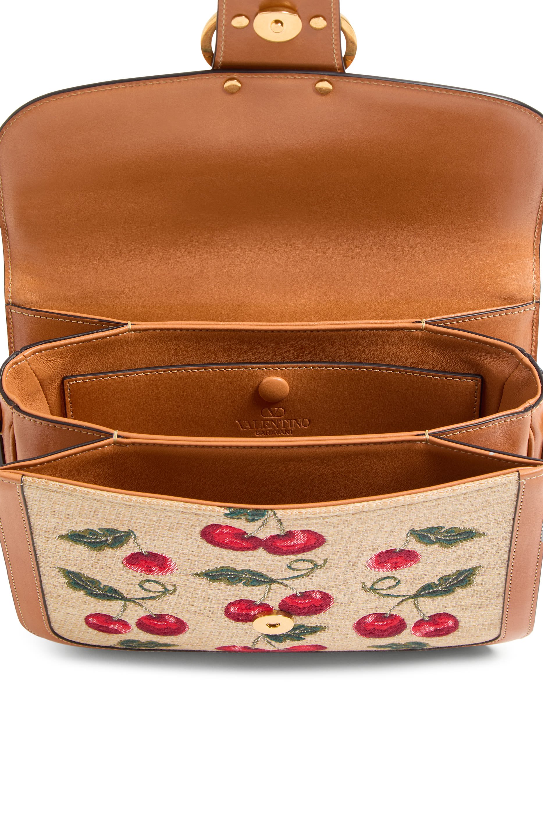 9to5 Shoulder Bag in Synthetic Jacquard Raffia