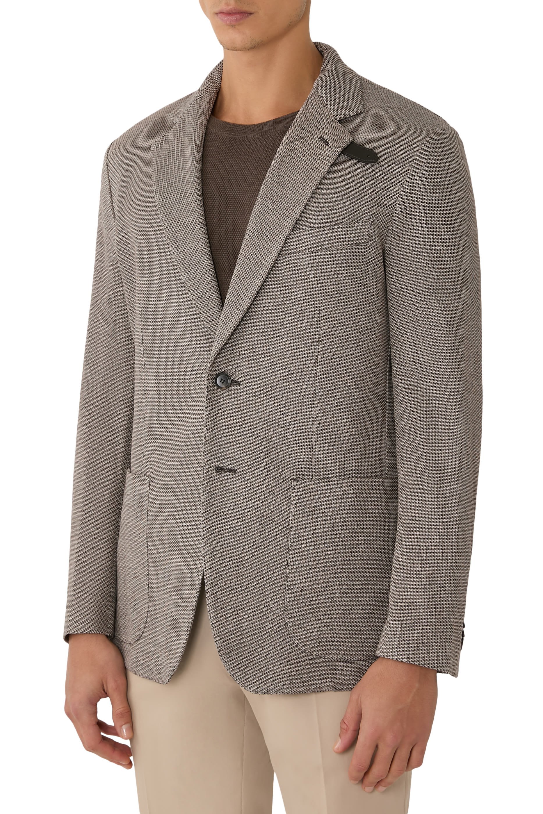 Silk-Wool Jersey Jacket