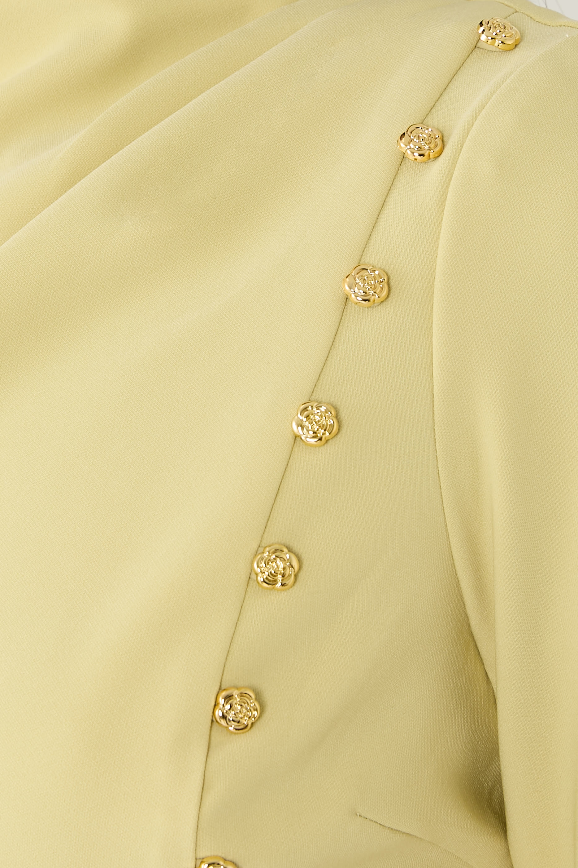 Gemma Rose Button Mini Dress