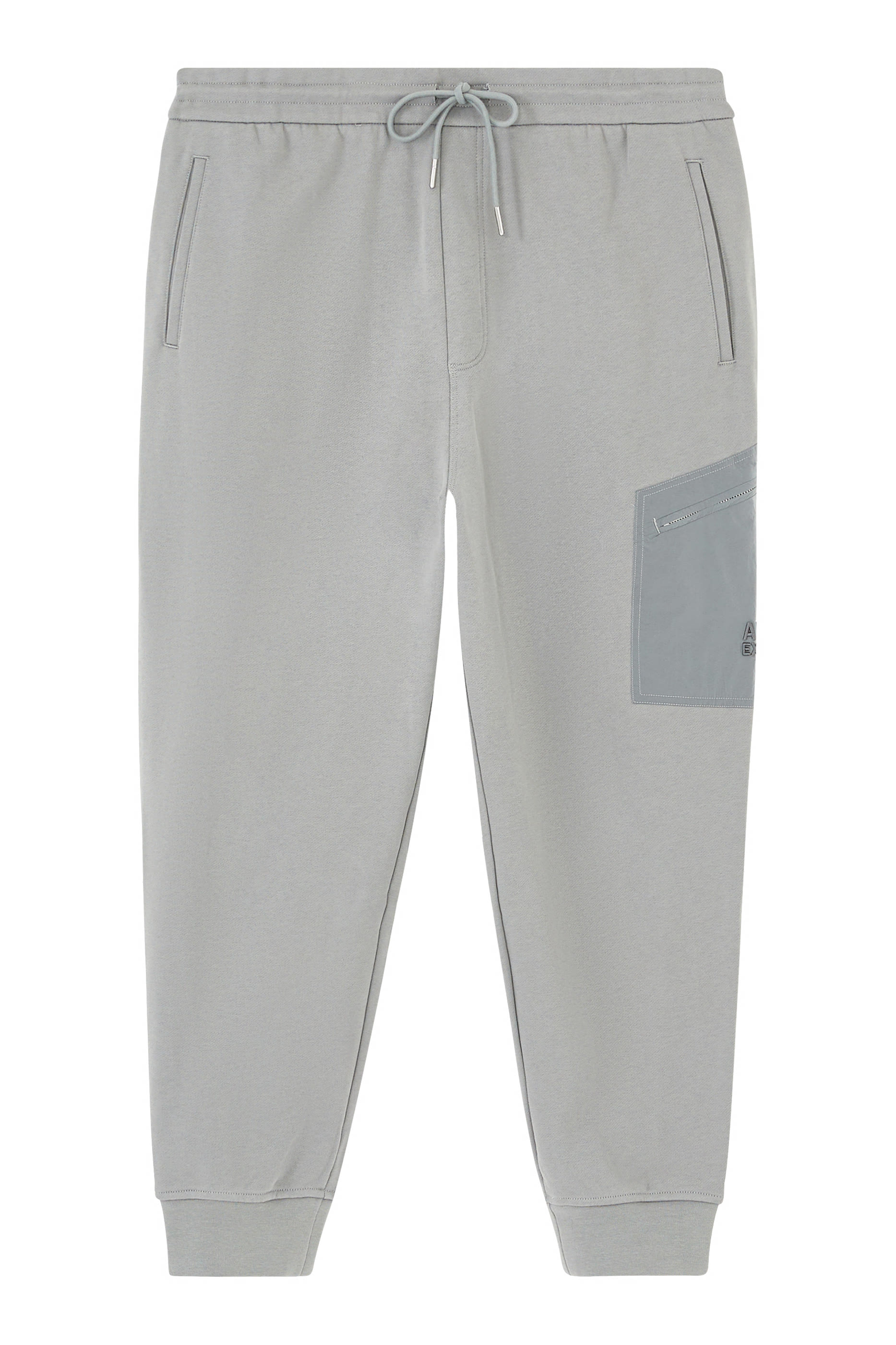 Zip-Pocket Cotton Sweatpants