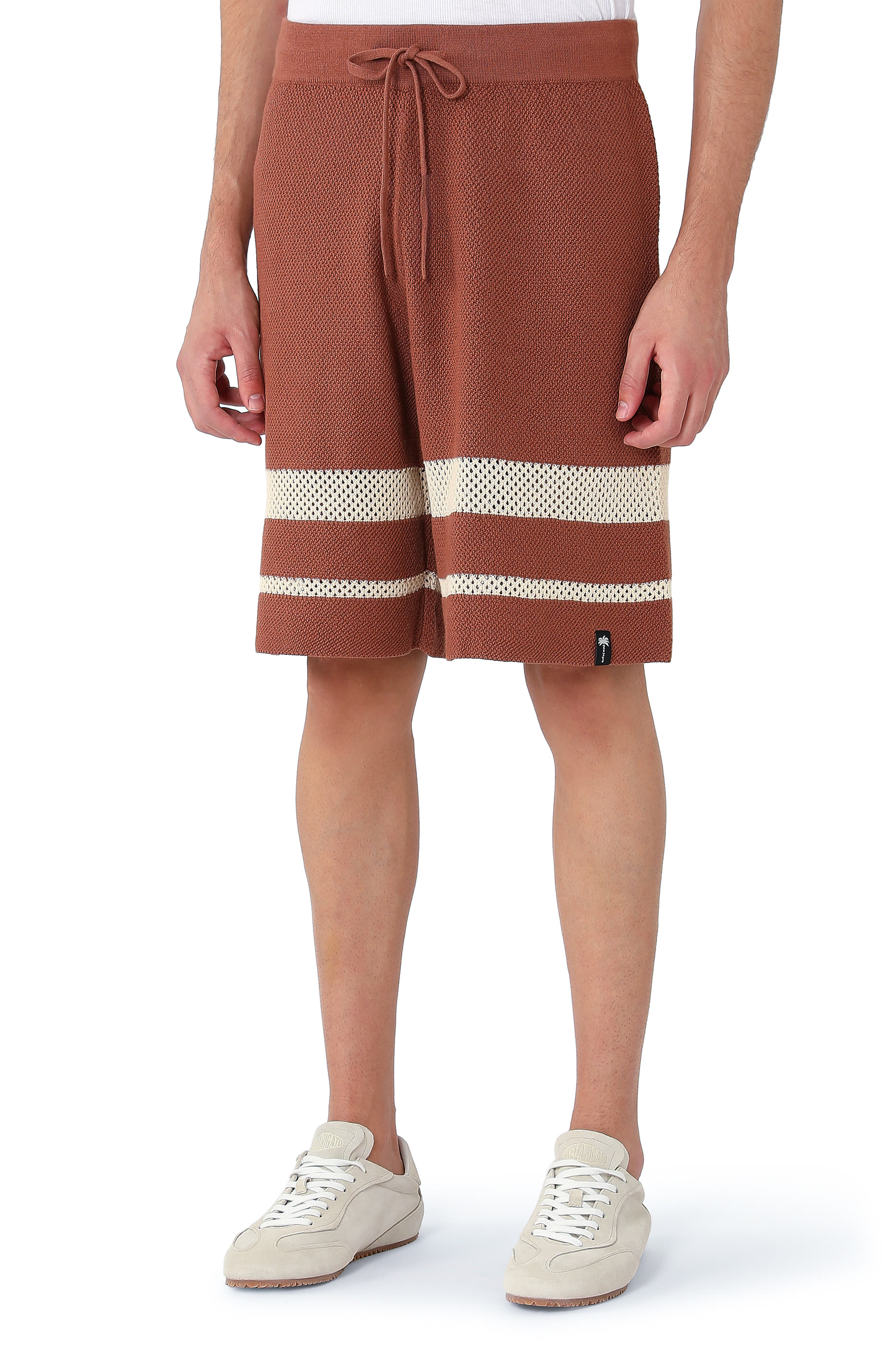 Palm Type Loose Knit Shorts 
