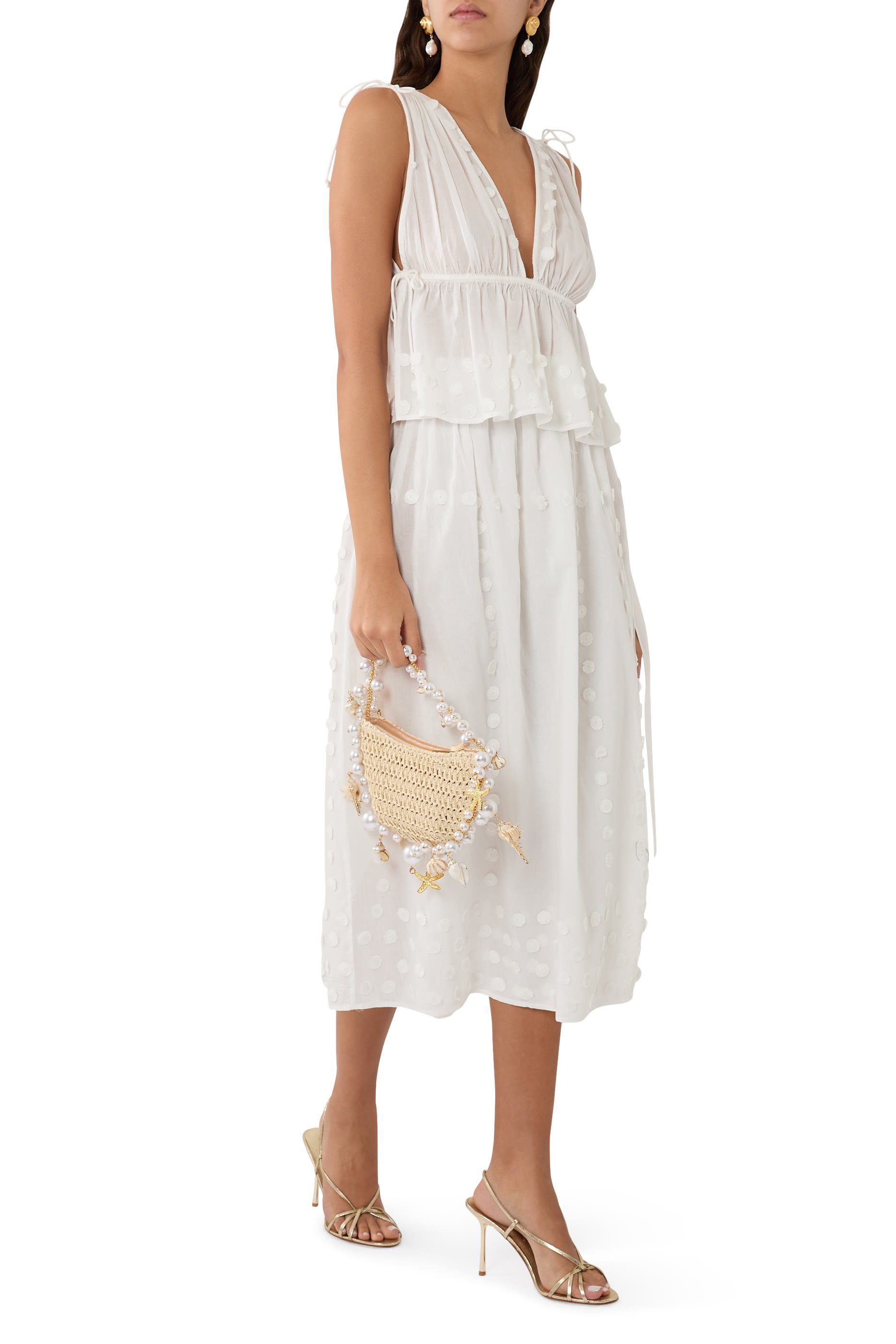 Kyla High Waisted Wrap Skirt Coverup