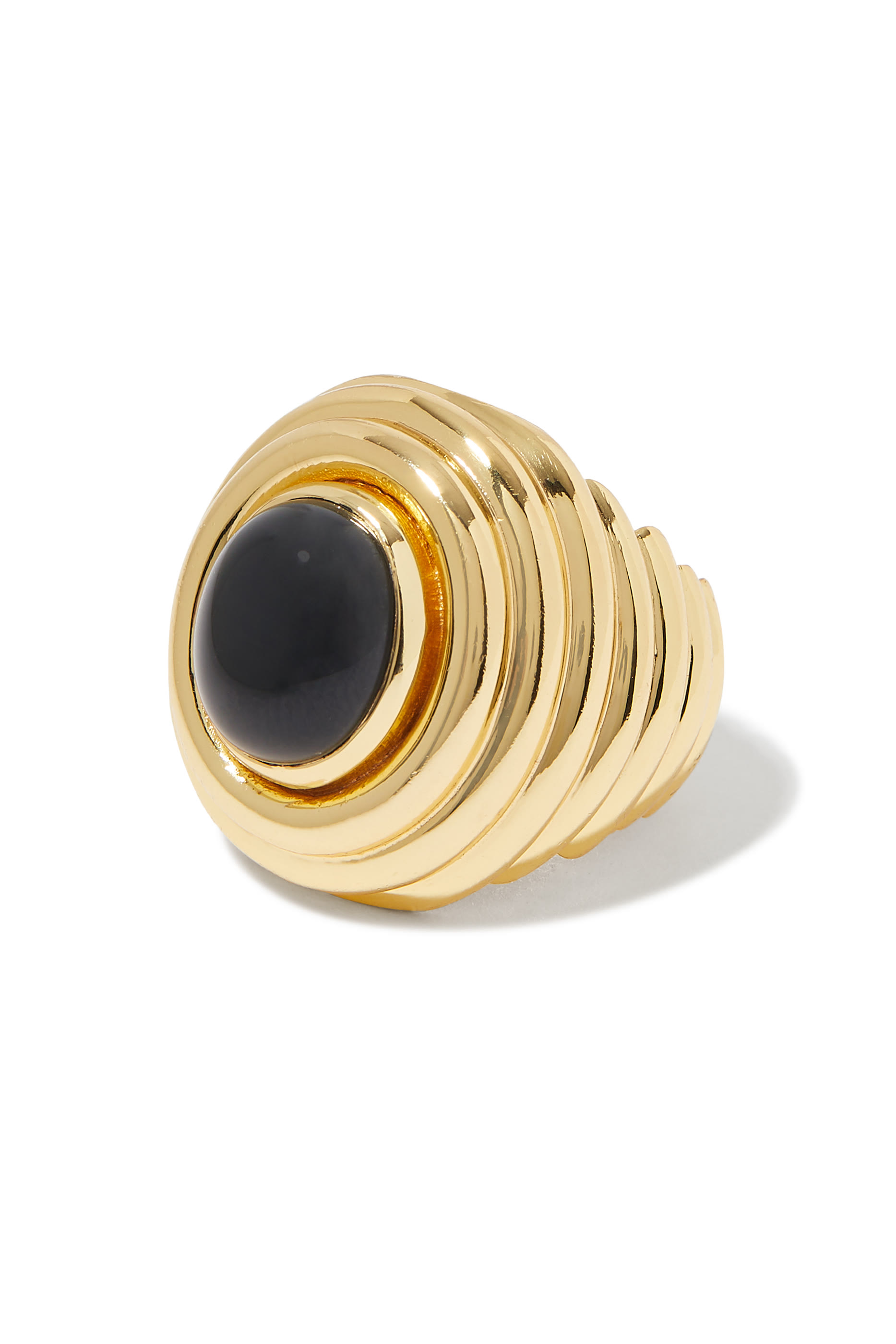 Presence Ring, 24k Gold-Plated Brass