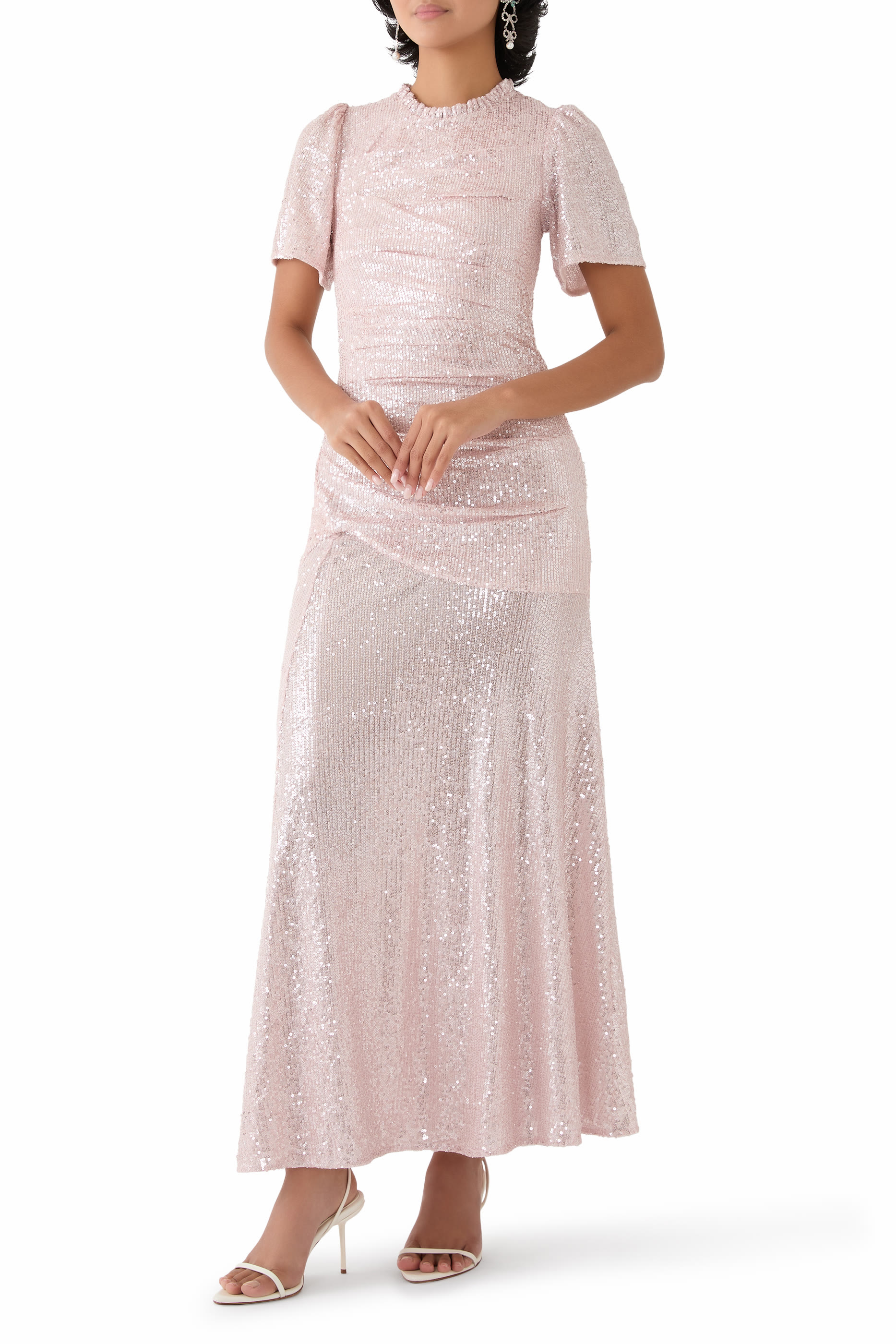 Valentina Round Neck Gown