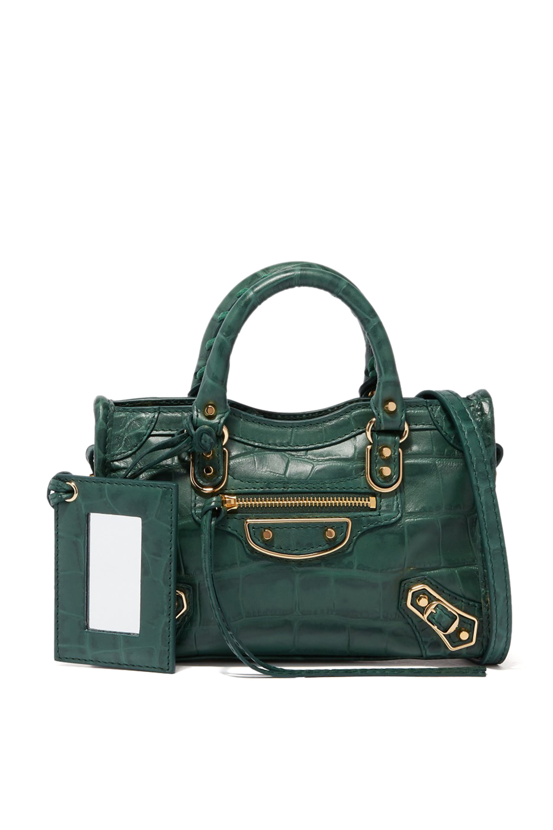 Classic Metallic Edge Nano City Bag