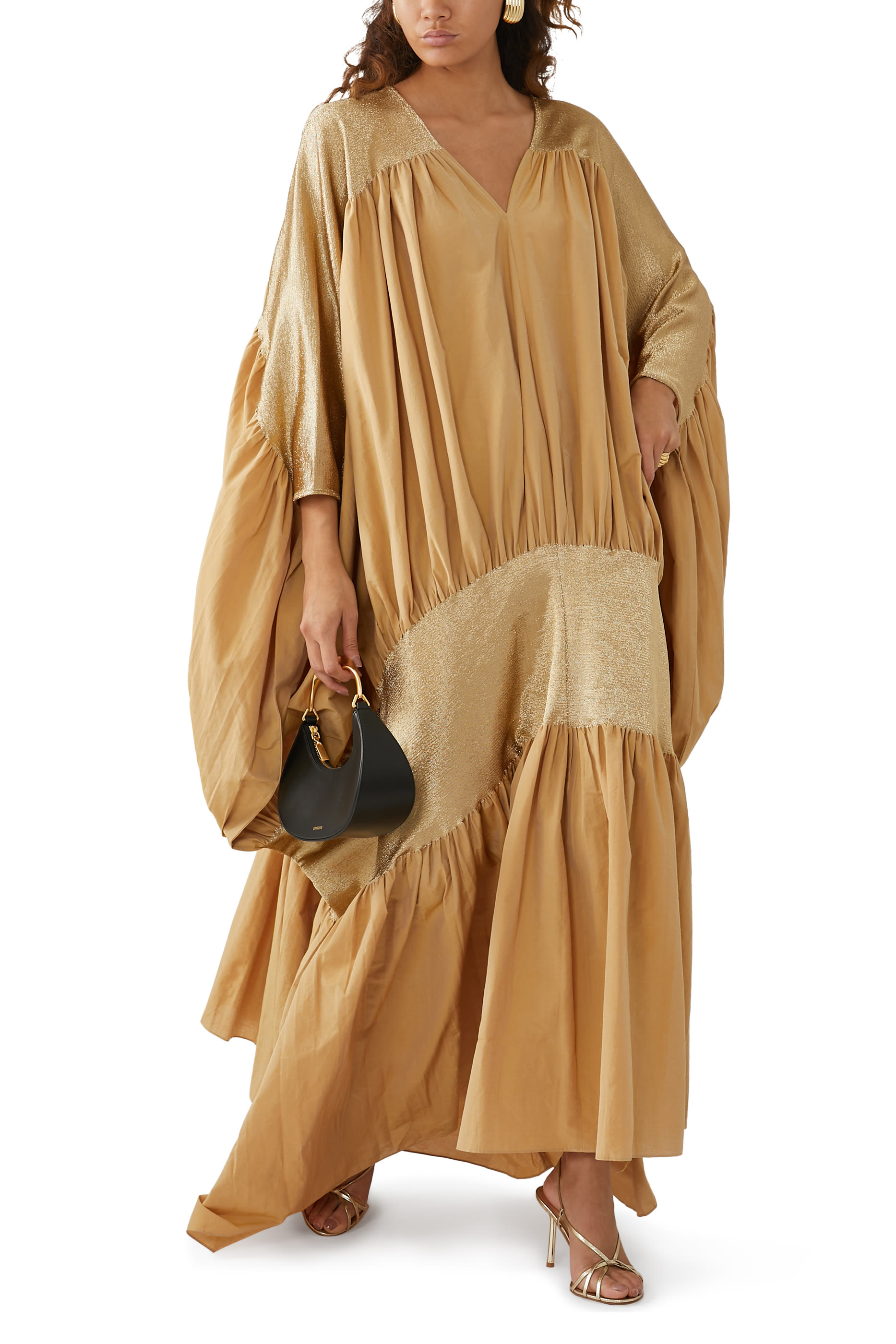 V-Neck Knit Kaftan