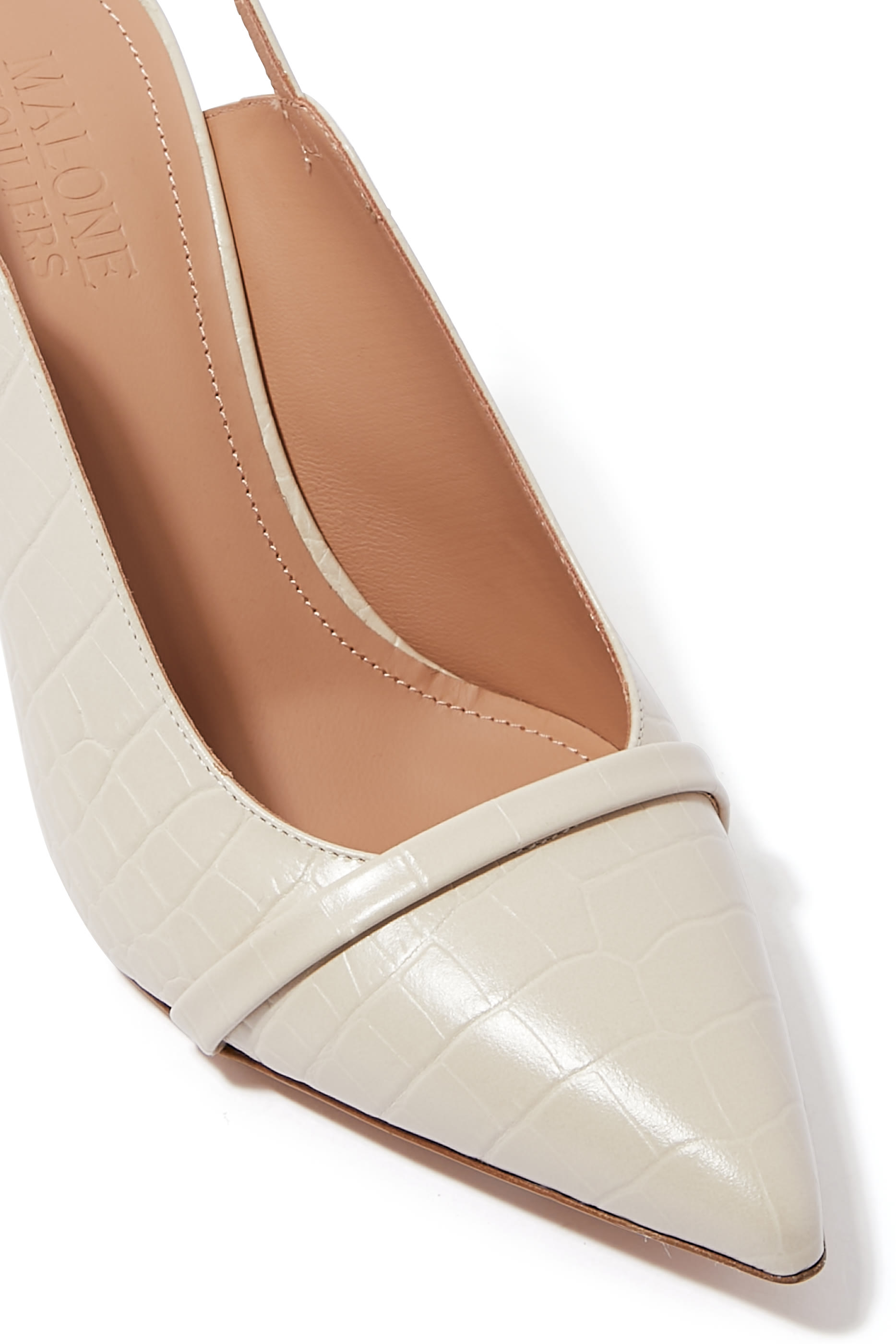 Marion 85 Leather Slingback Pumps