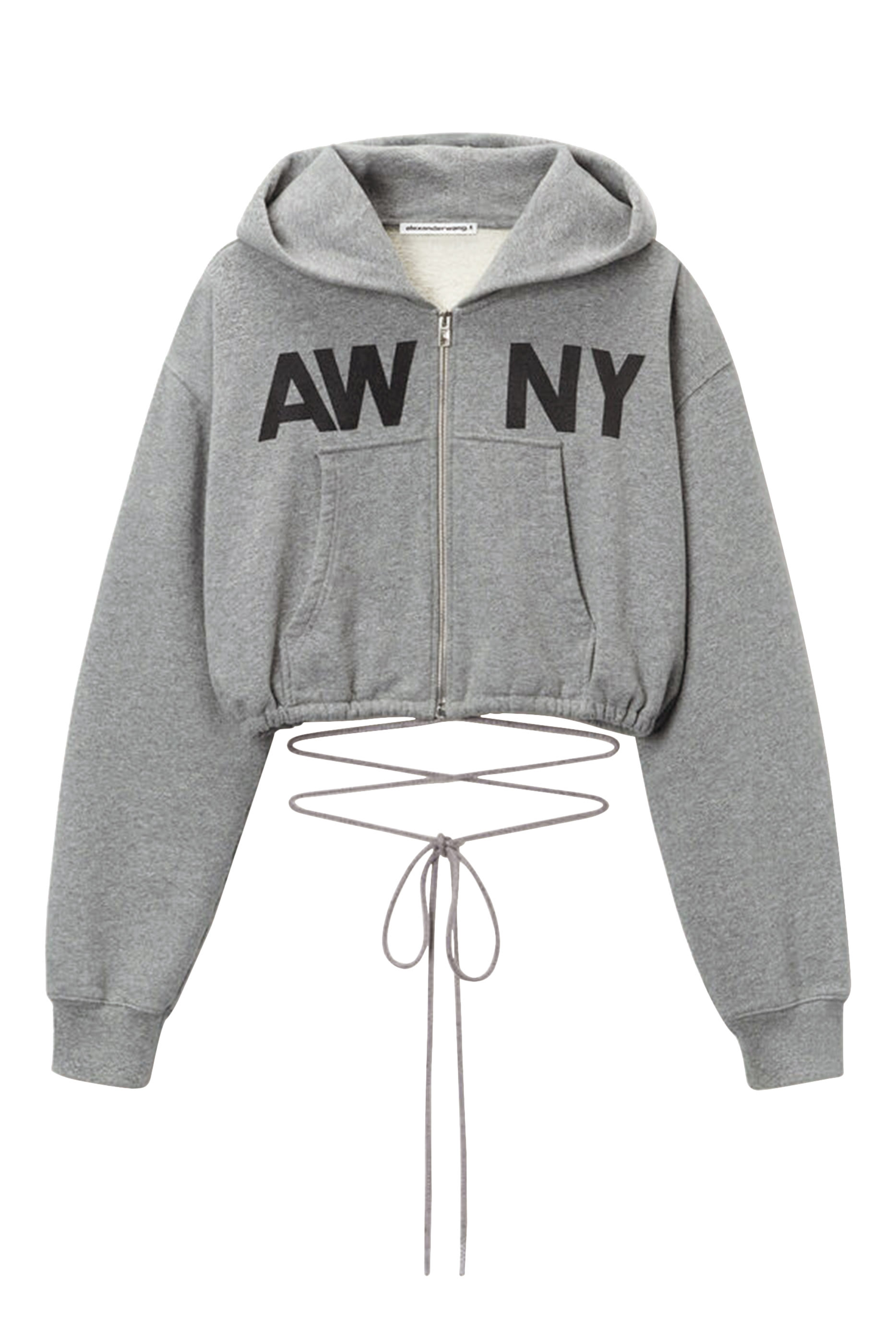 Deconstructed Logo Wrap Hoodie