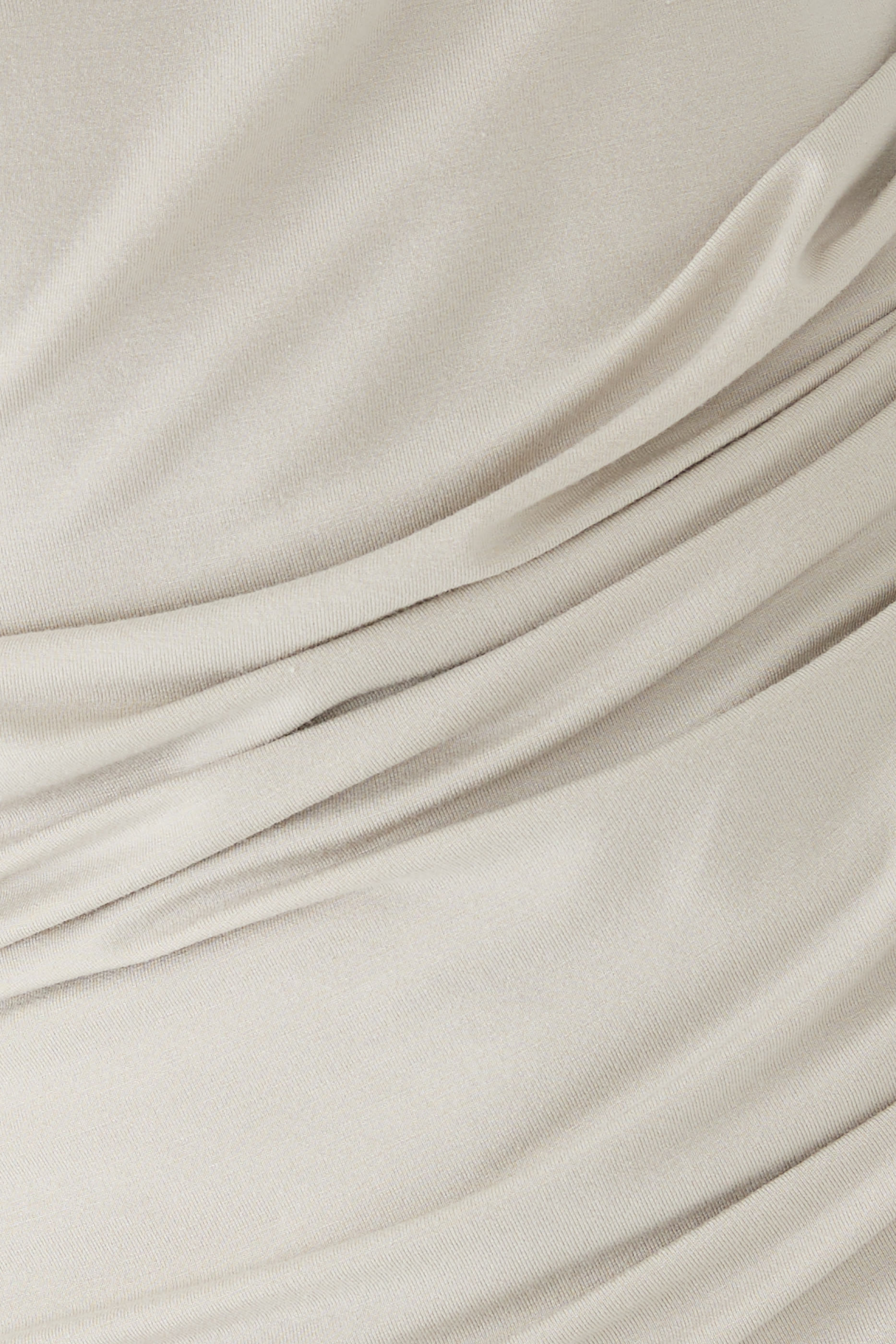 High-Neck Draped Top