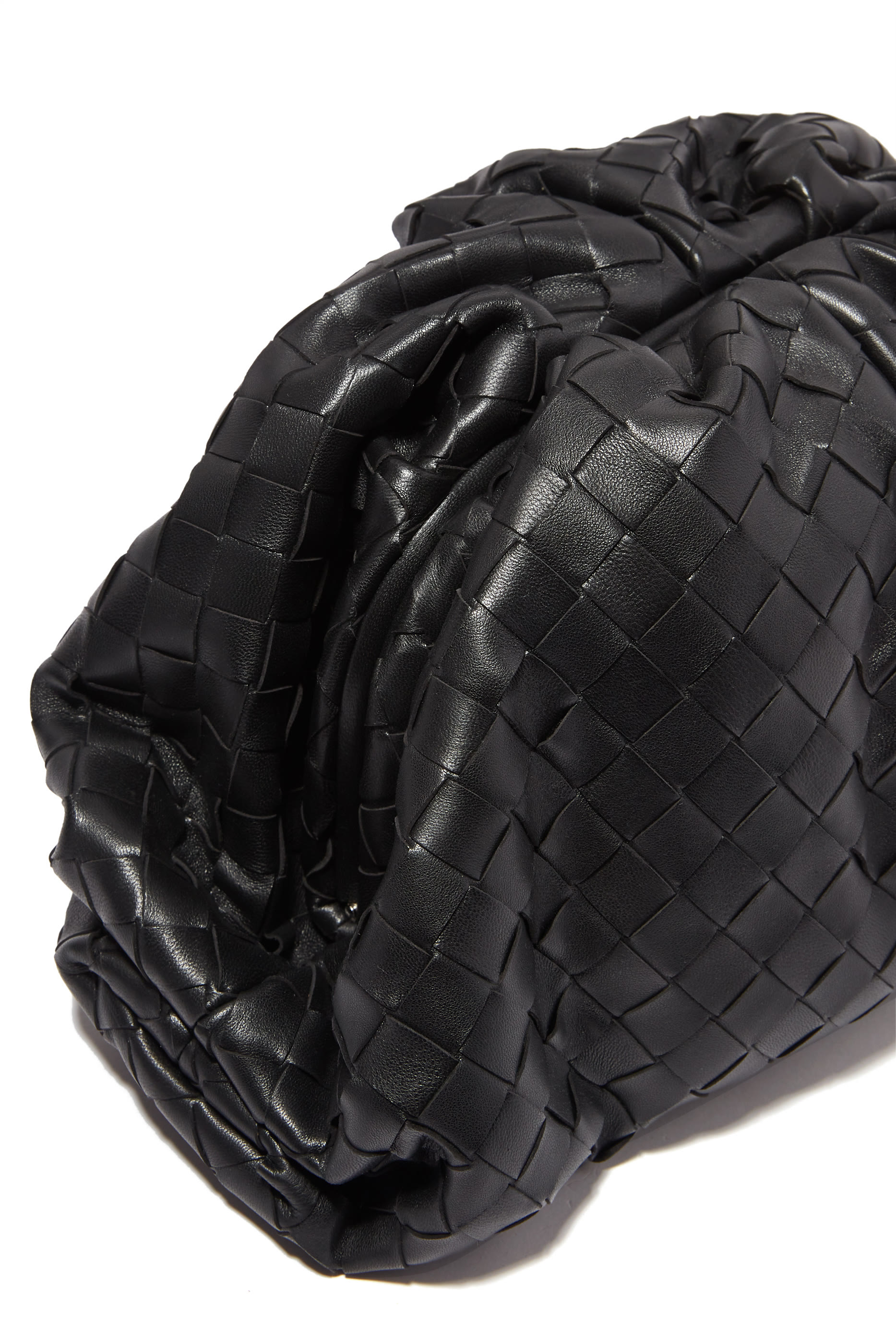 Intrecciato Leather Pouch