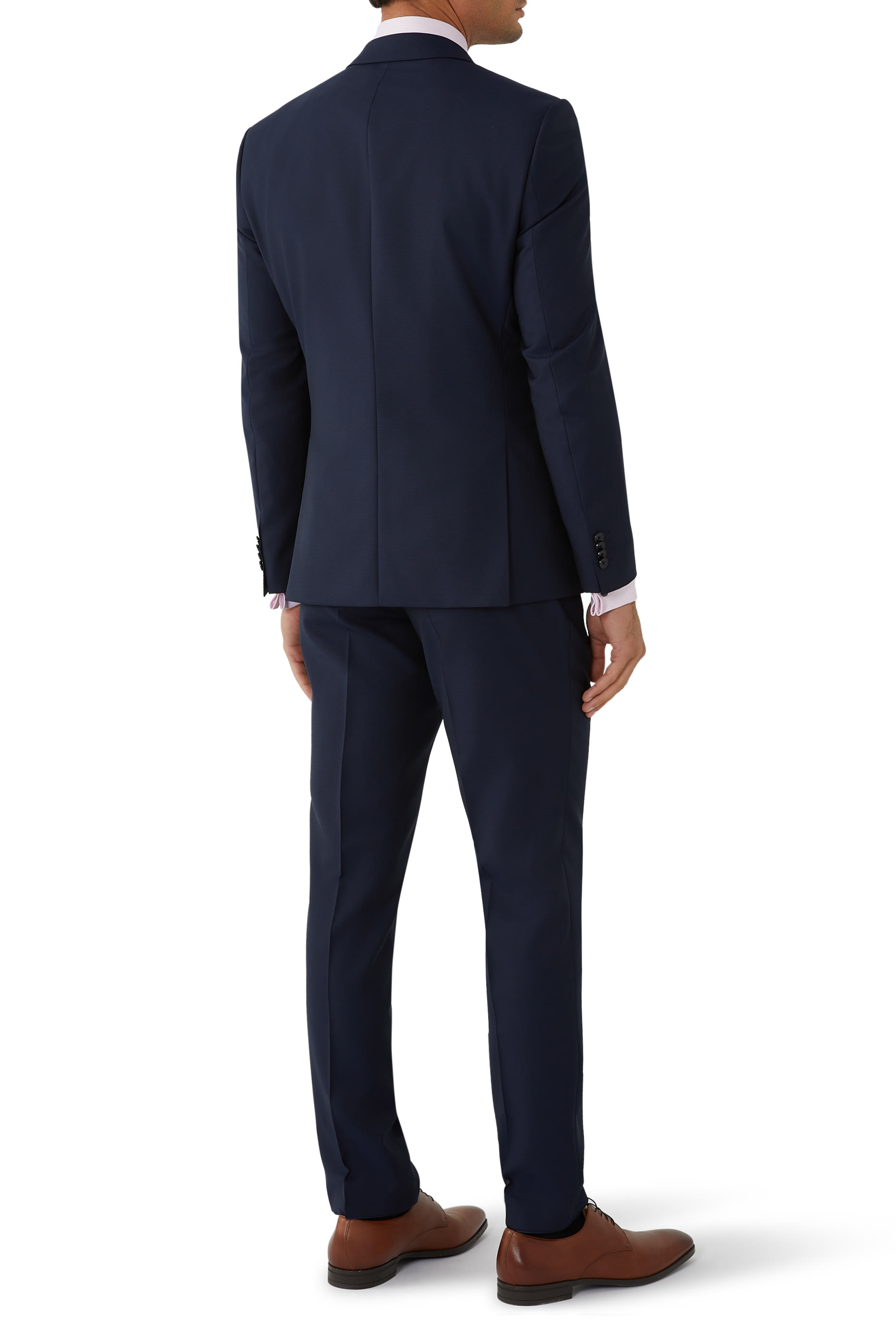 Three-Piece Slim-Fit Wool Suit