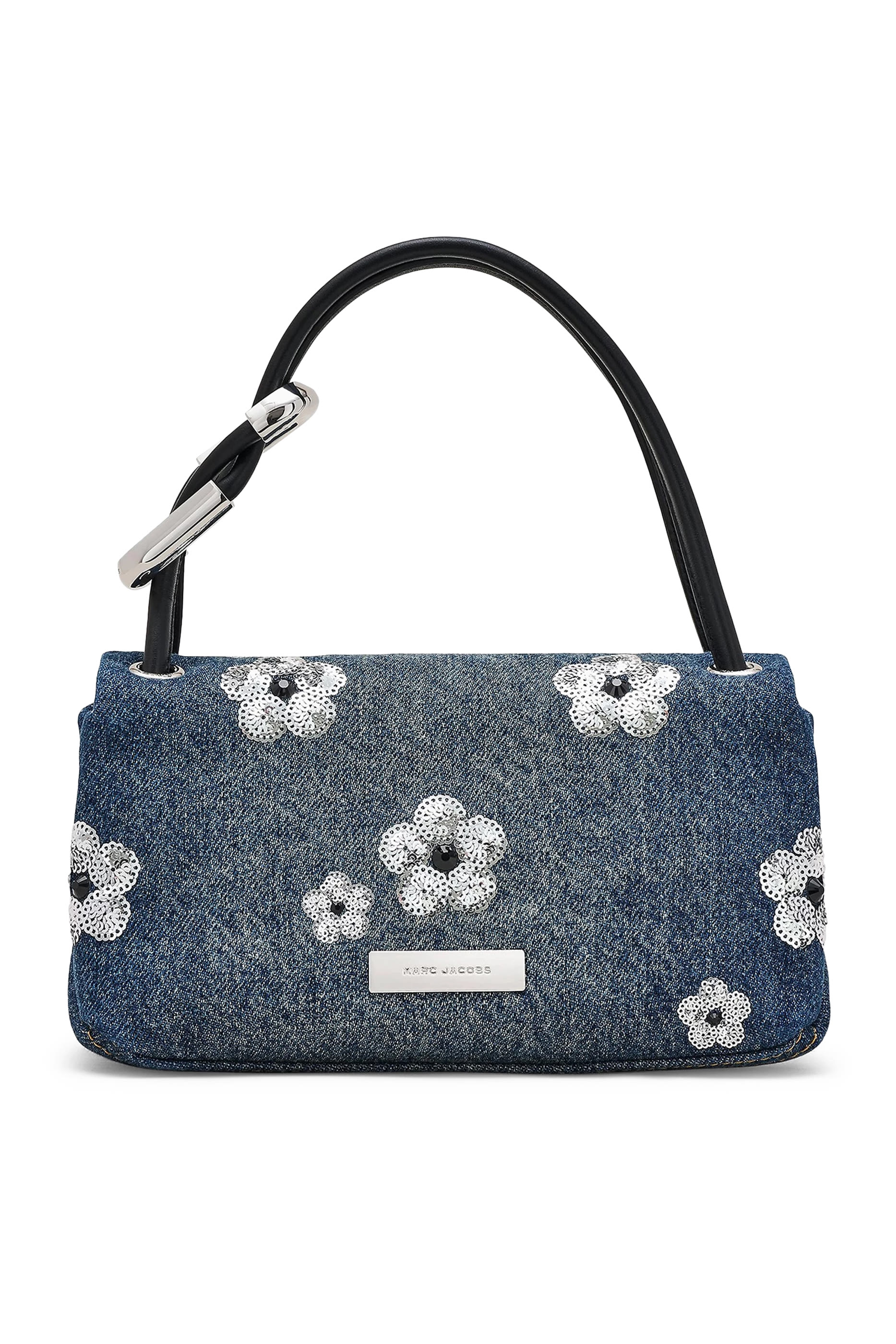 The Sequin Daisy Denim Mini Dual Bag