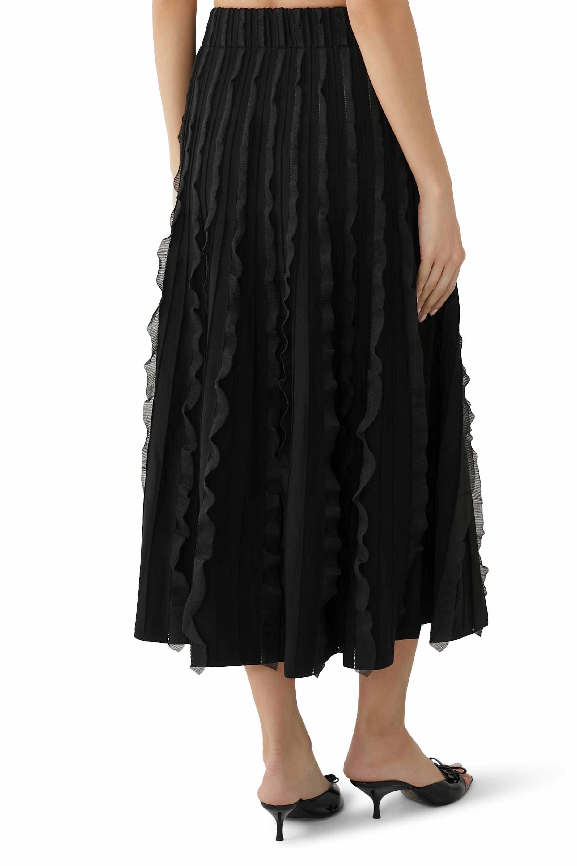 Long Ruffle Skirt