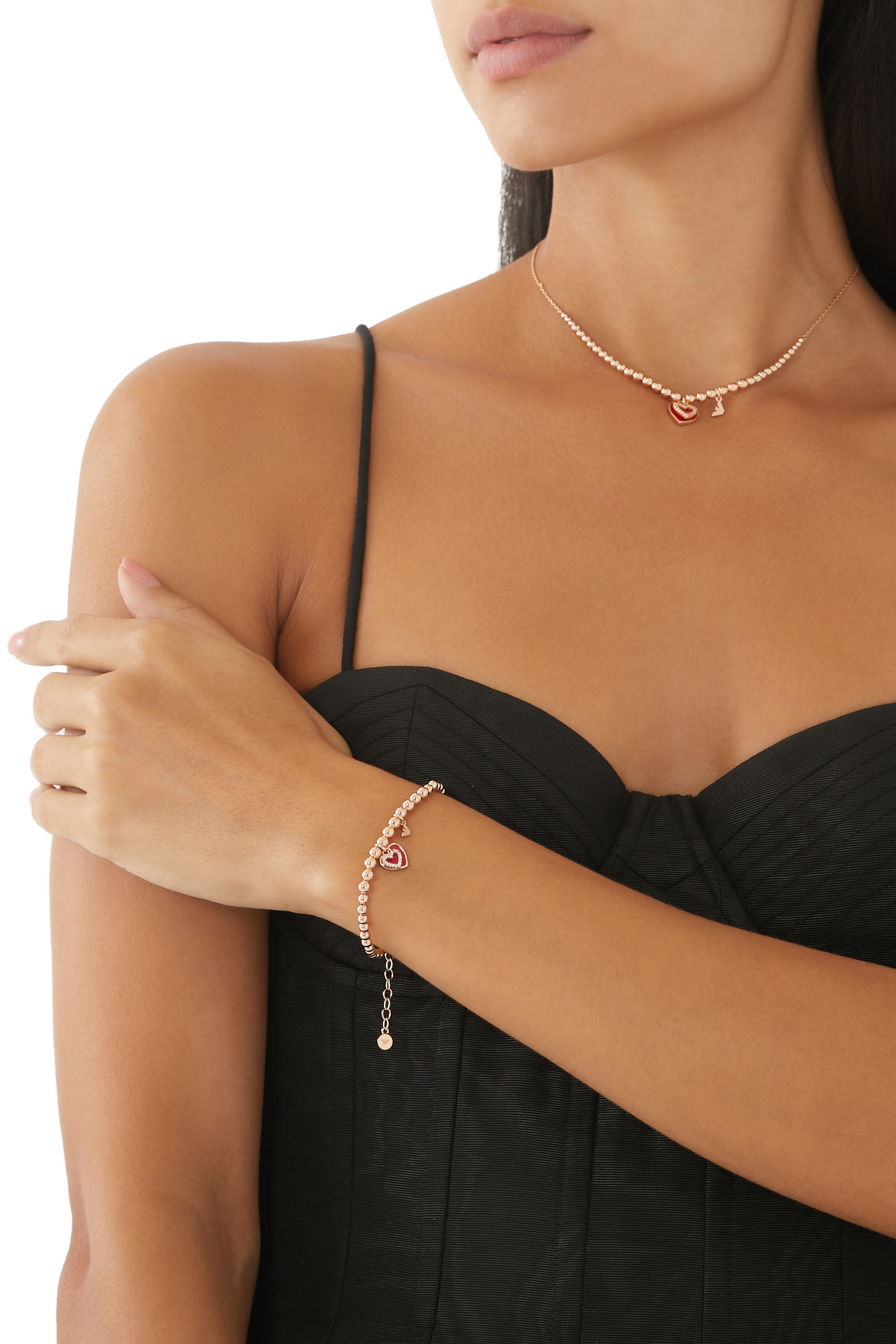 Brass Beaded Bracelet