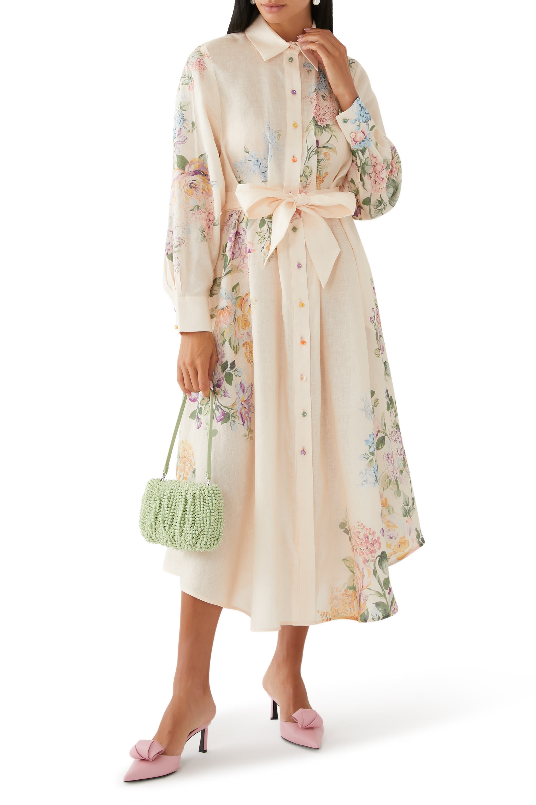 Halliday Tucked Shirt Dress