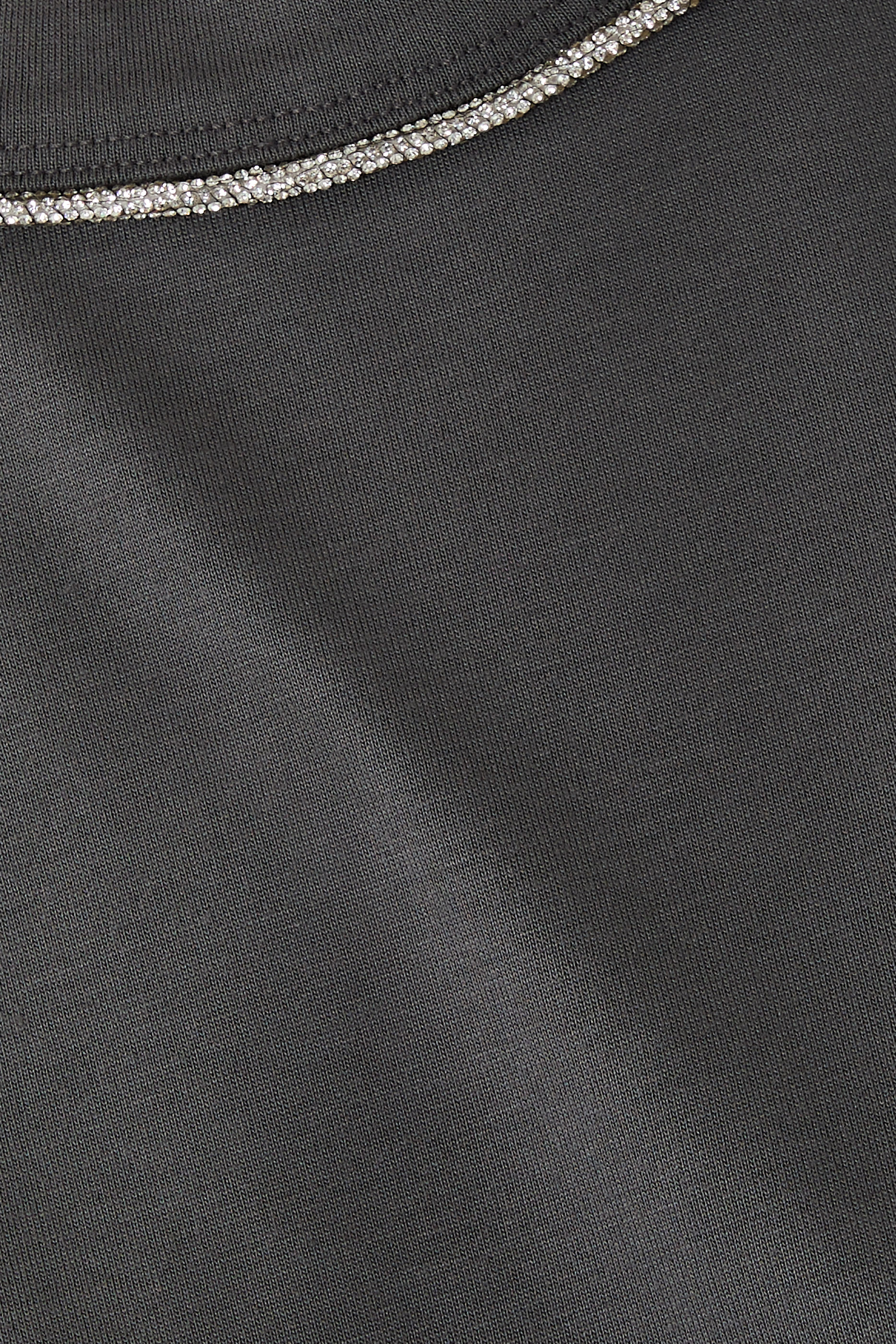 Rhinestone-trim T-shirt