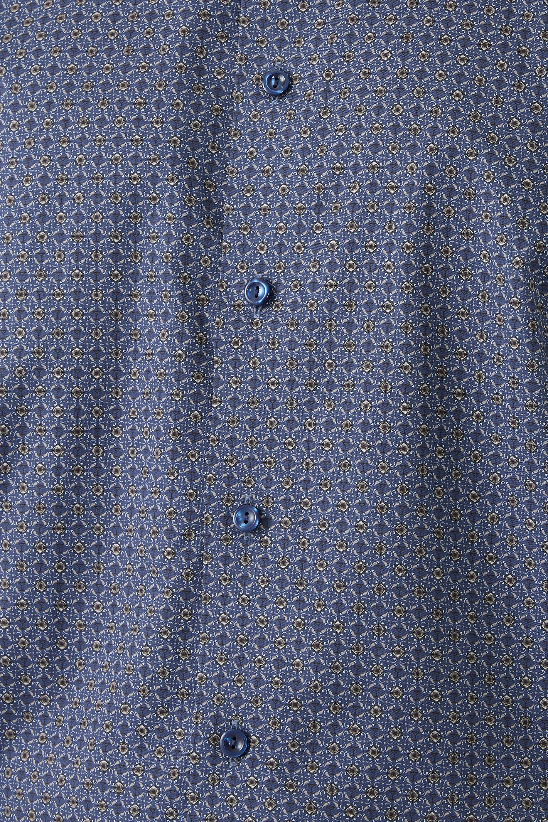 Geometric Signature Twill Shirt