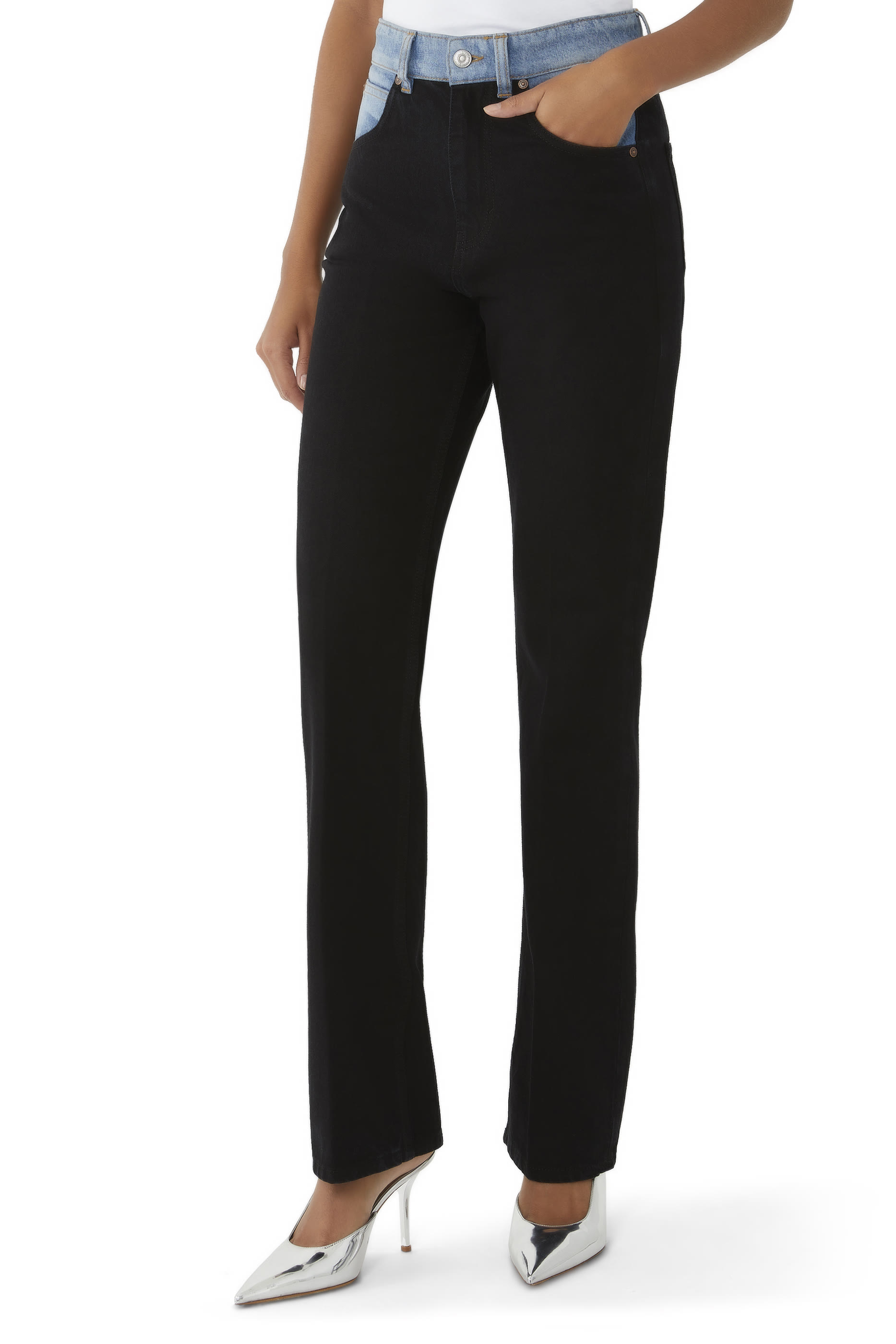 Julia High-Waisted Straight Leg Jeans