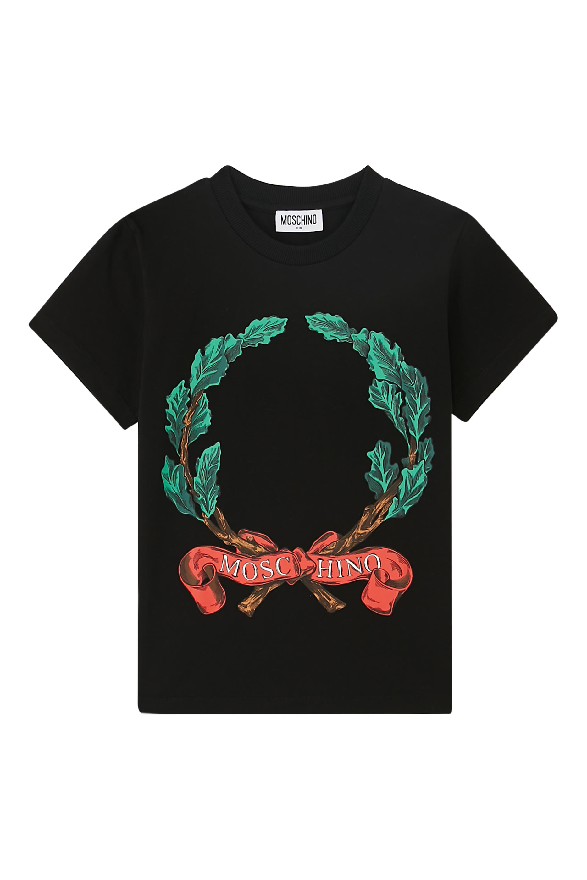Kids Laurel Wreath Cotton T-Shirt