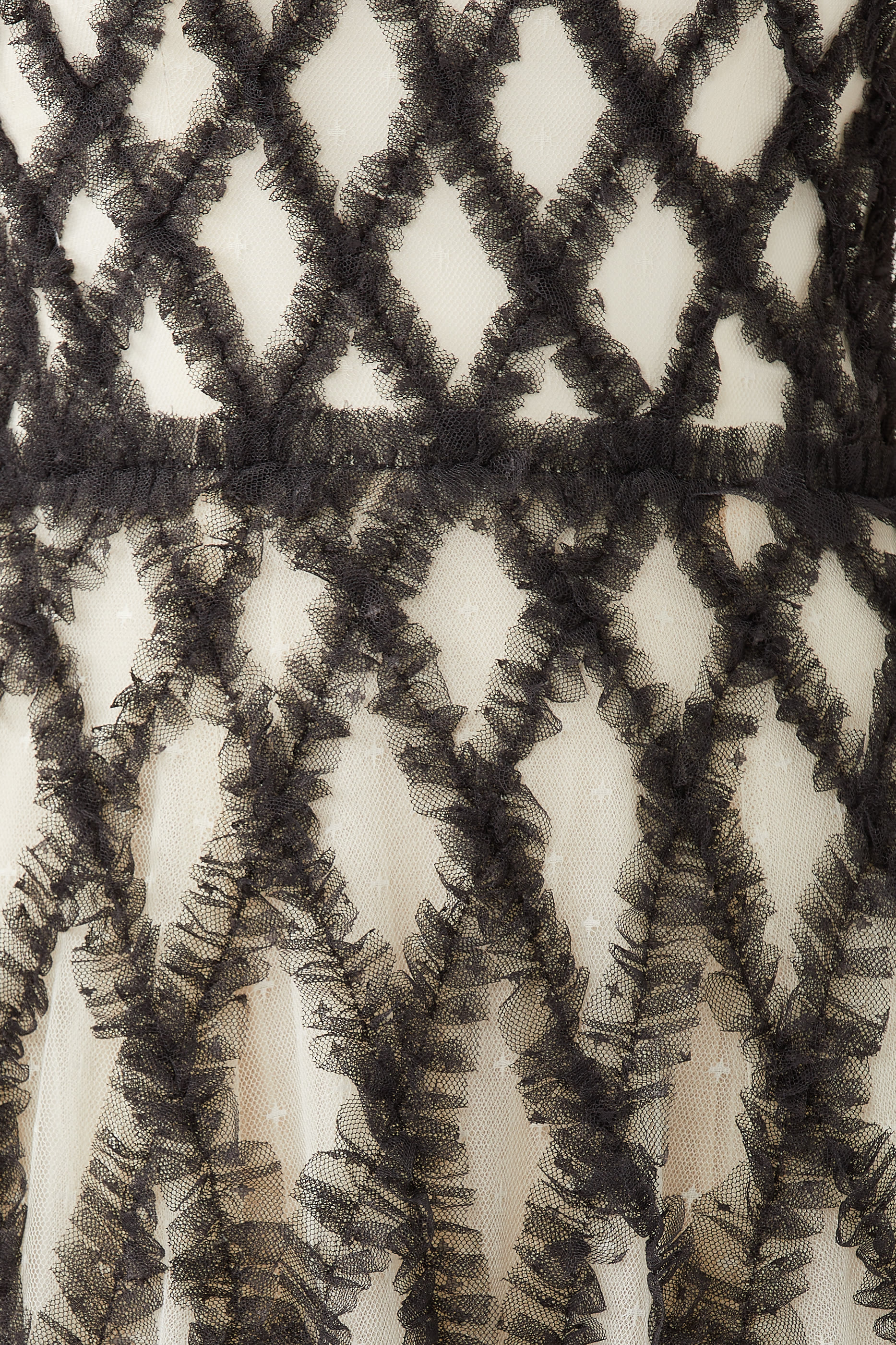 Rosella Ruffle Strapless Gown