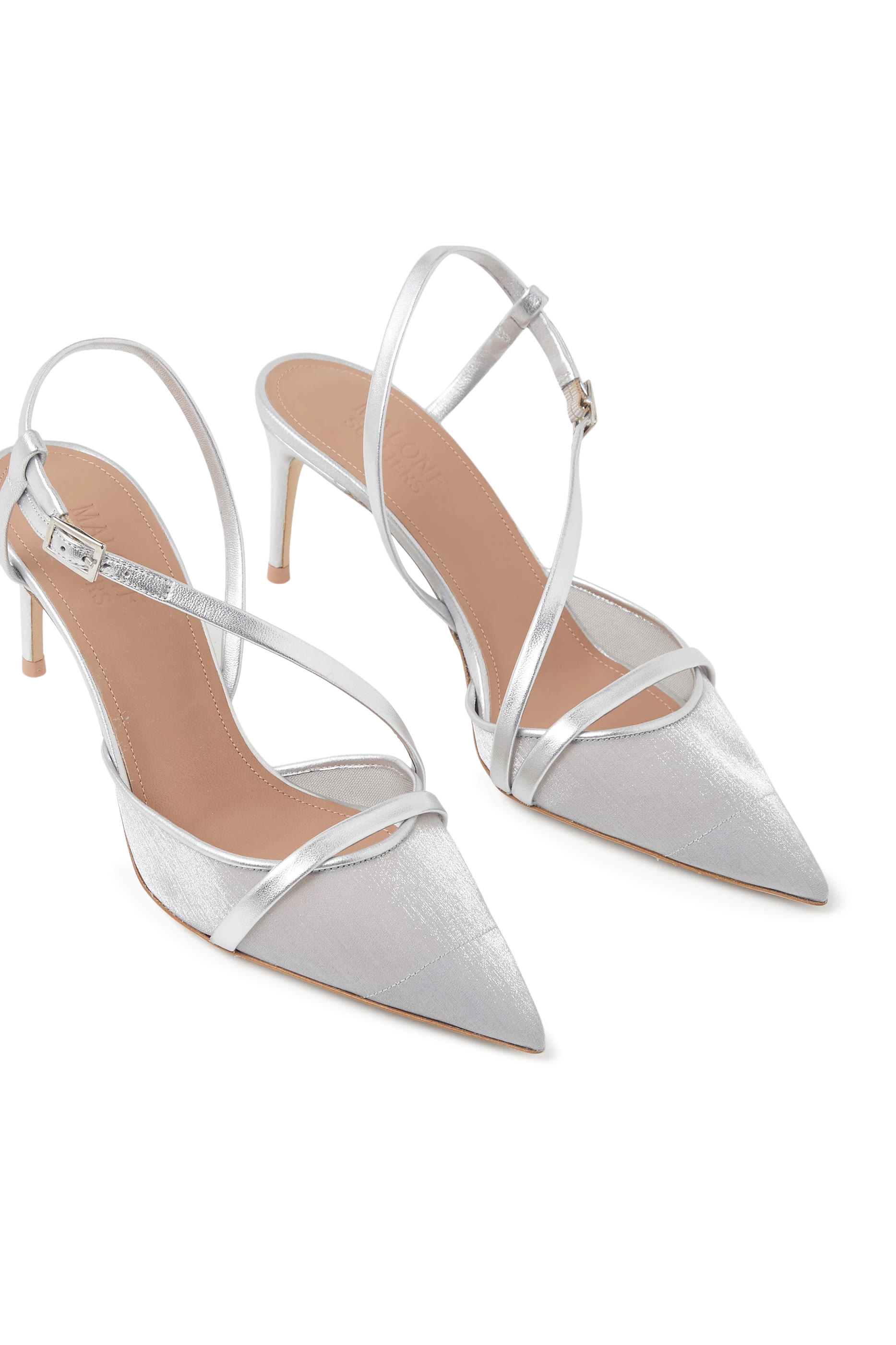 Valeria Leather 70 Slingbacks