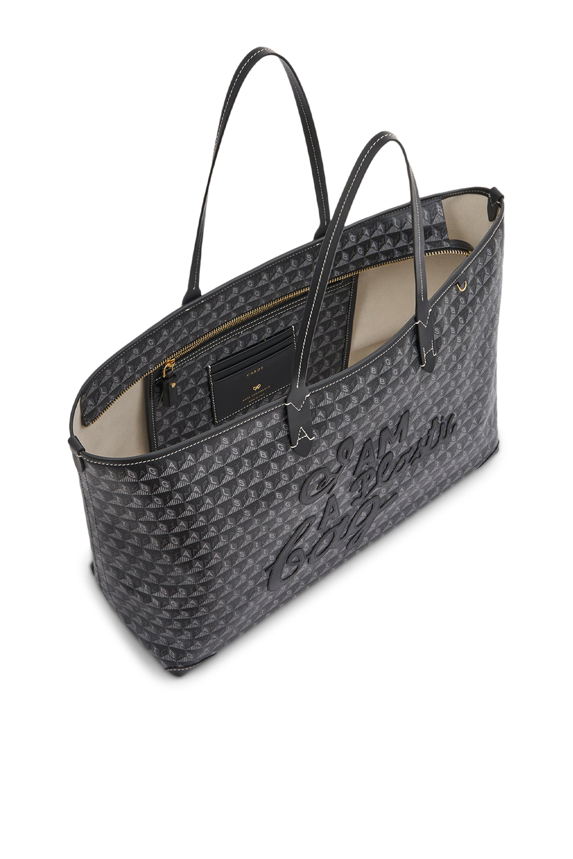 I am a Plastic Bag Zipped Tote Bag