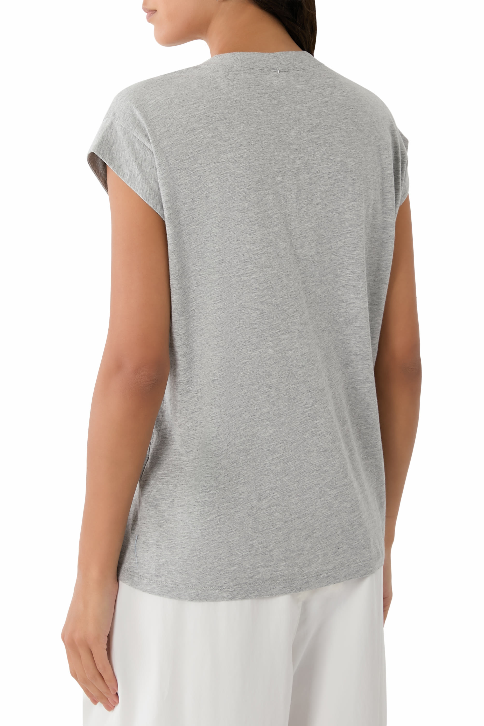 Le Mid-Rise V-Neck T-Shirt