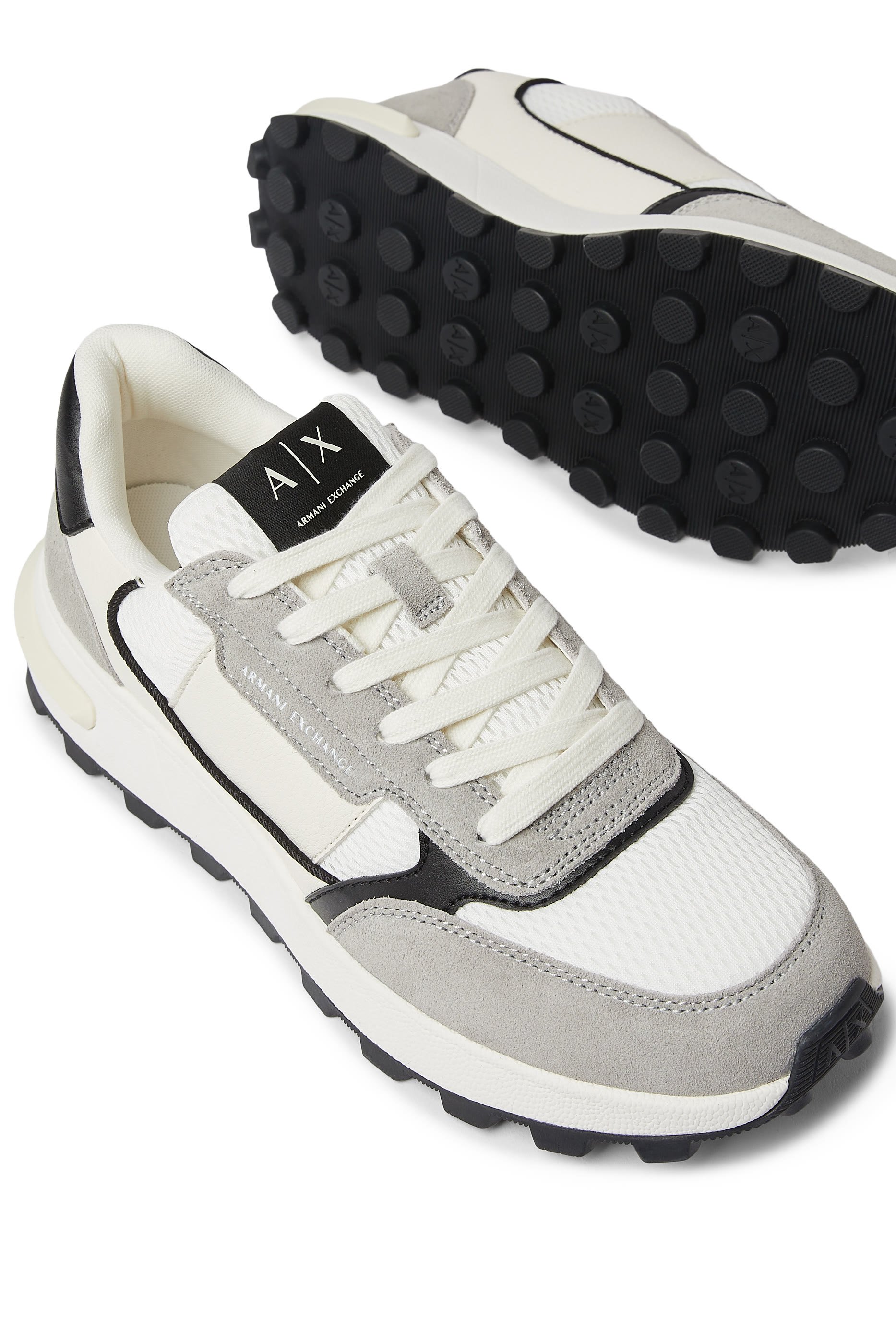 Logo Technical Fabric Sneakers