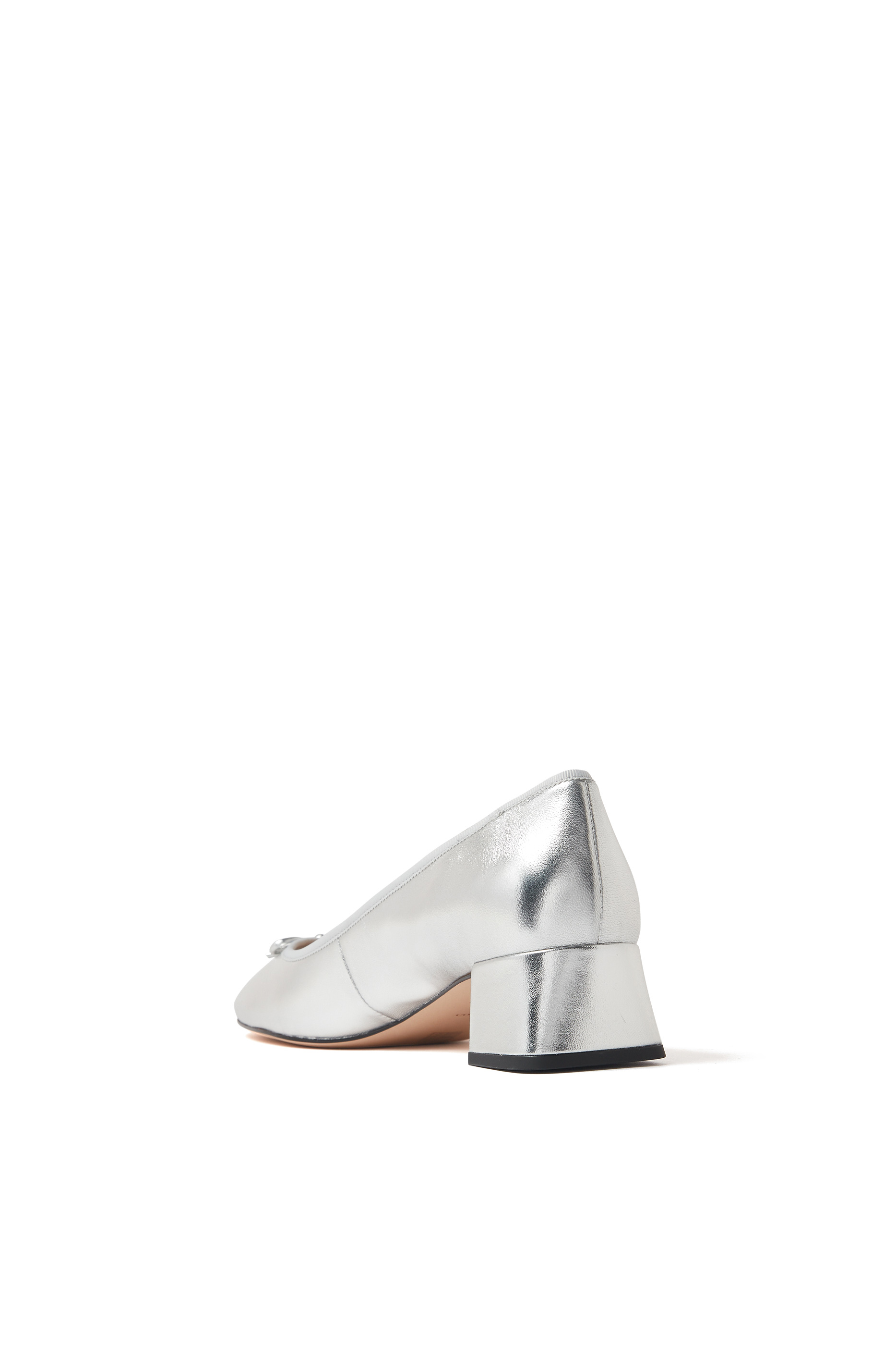 Ava 40 Metallic Ballet Pumps