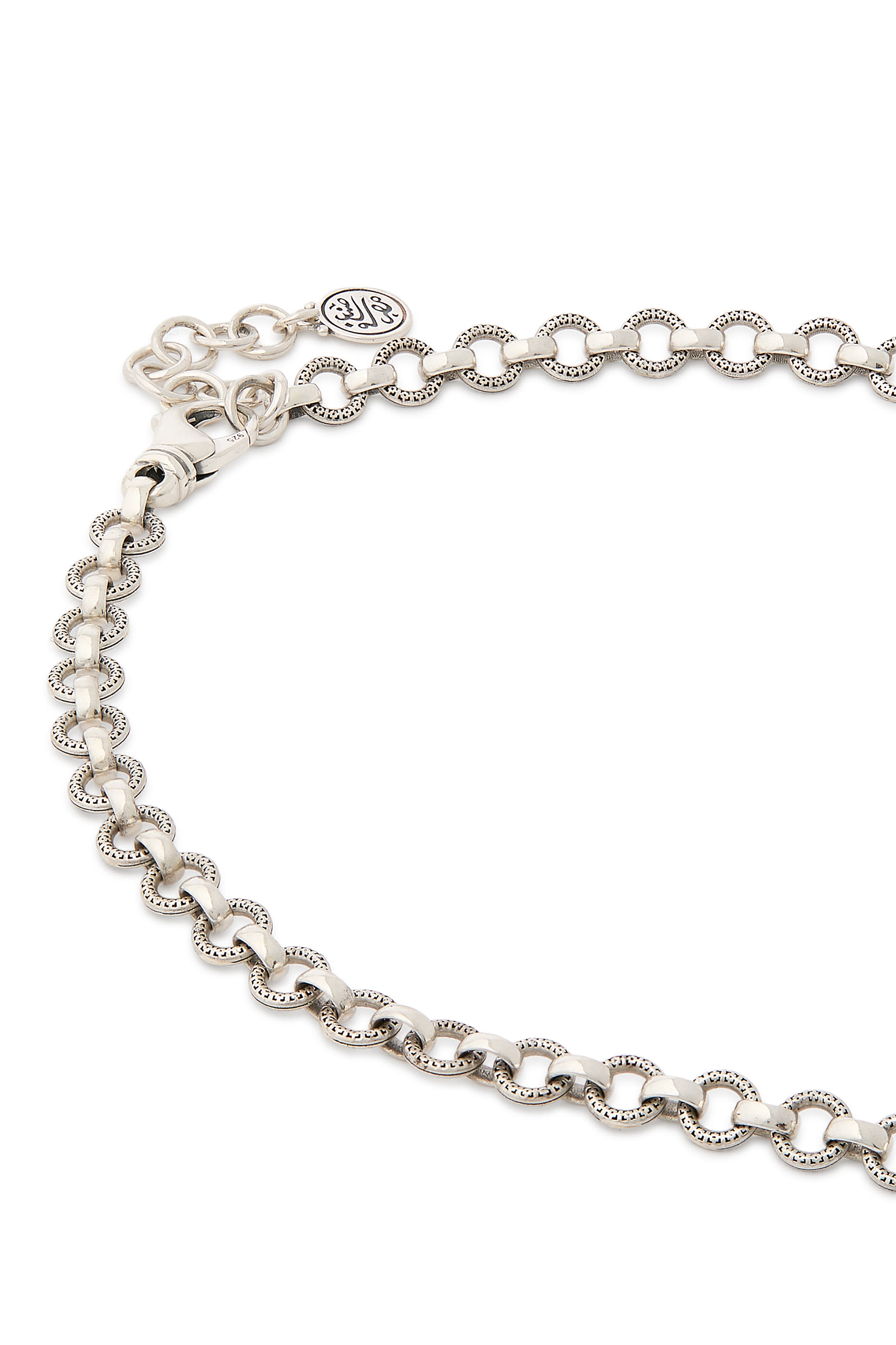 We Are One Necklace, 18K Yellow Gold, Sterling Silver & Black Spinel