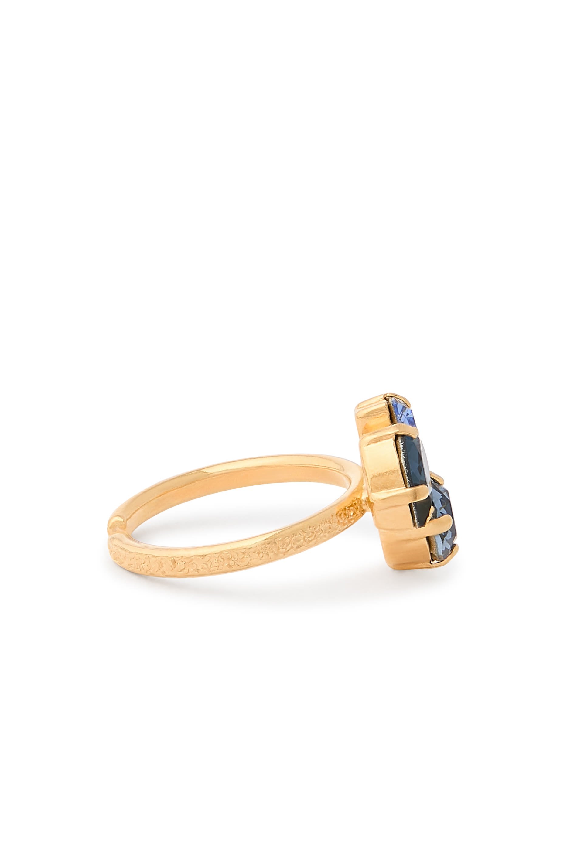 Ana Ring, 18K Gold-Plated Brass