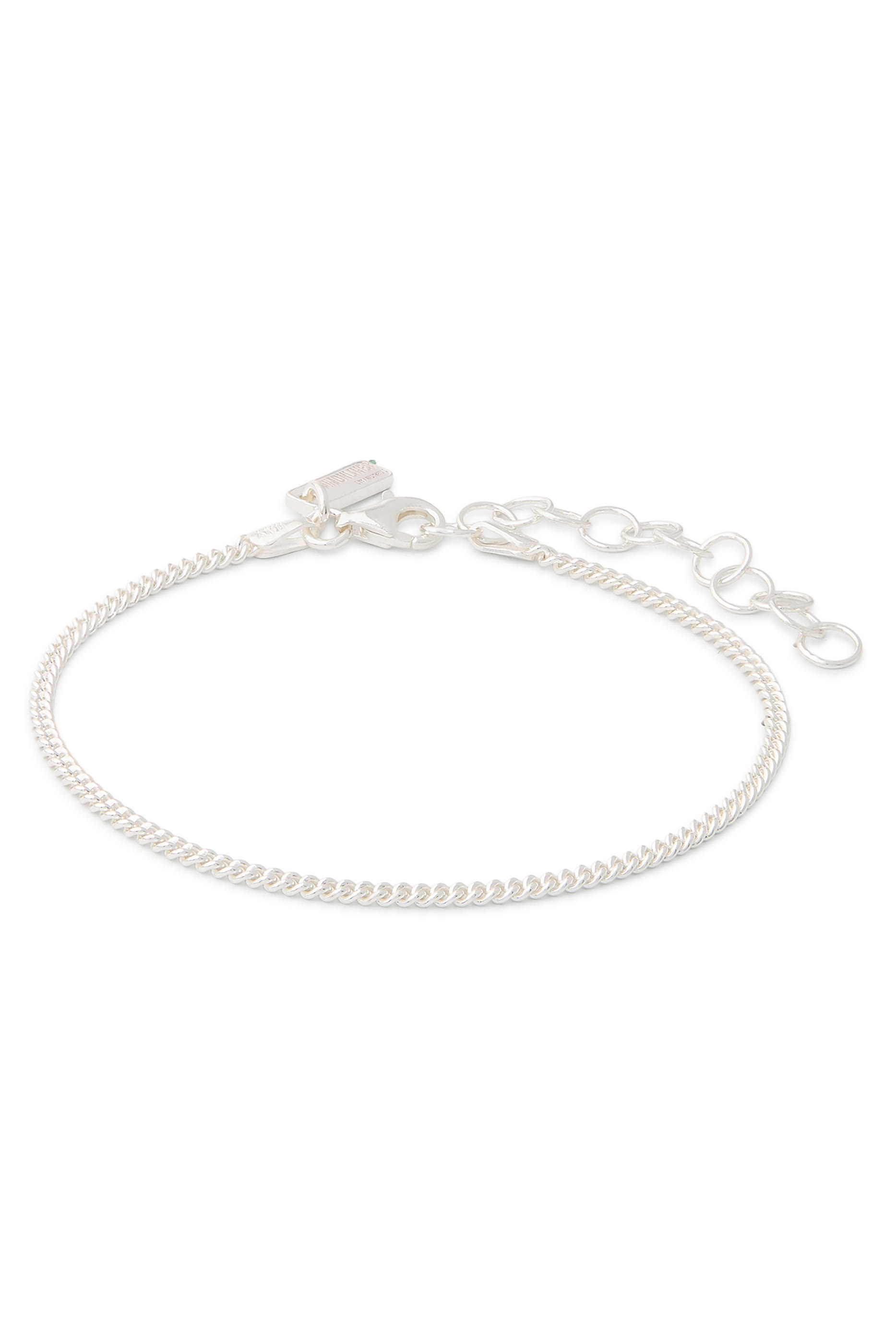 Mini Curb Bracelet, 925 Sterling Silver