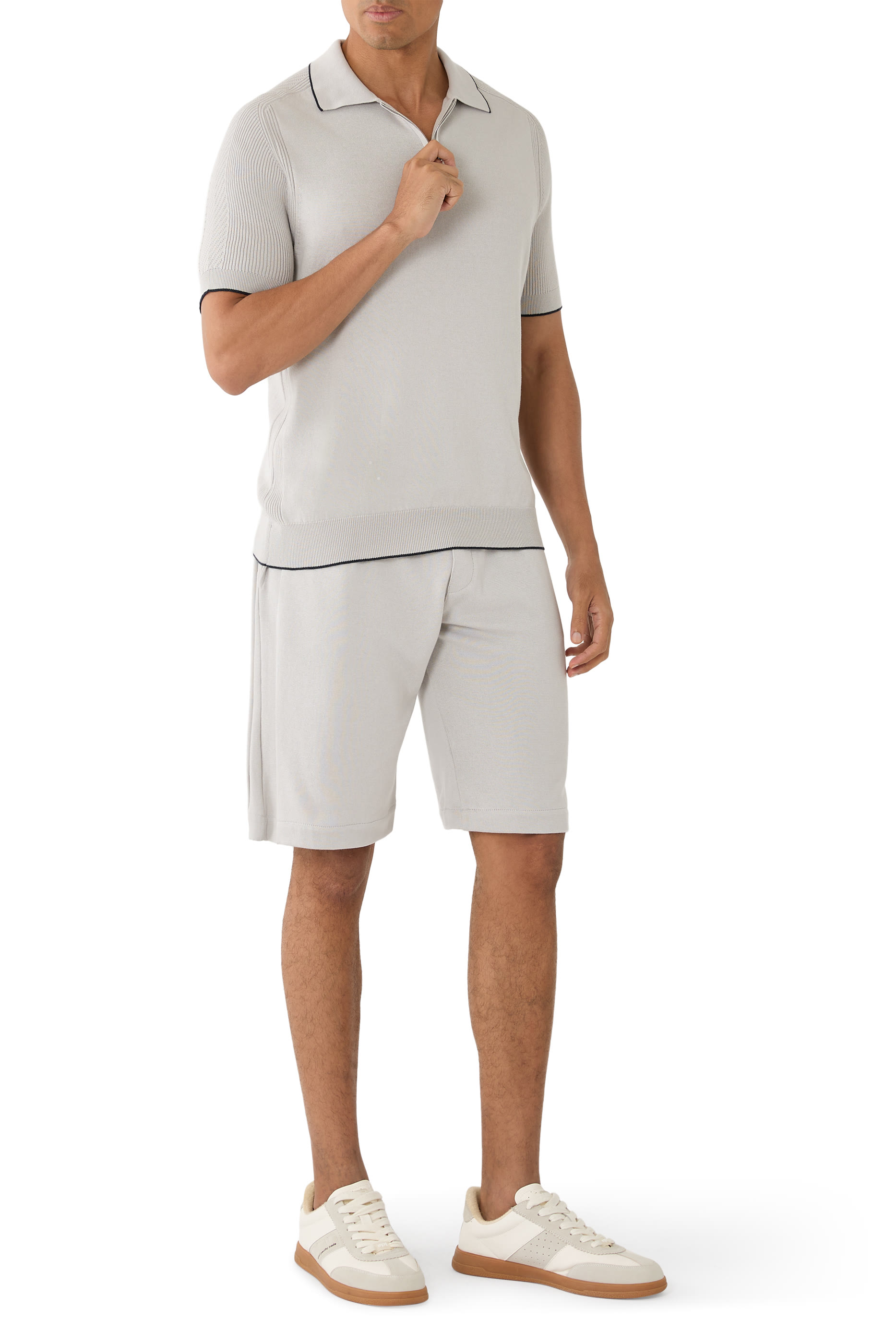 Intarsio Links Bermuda Shorts