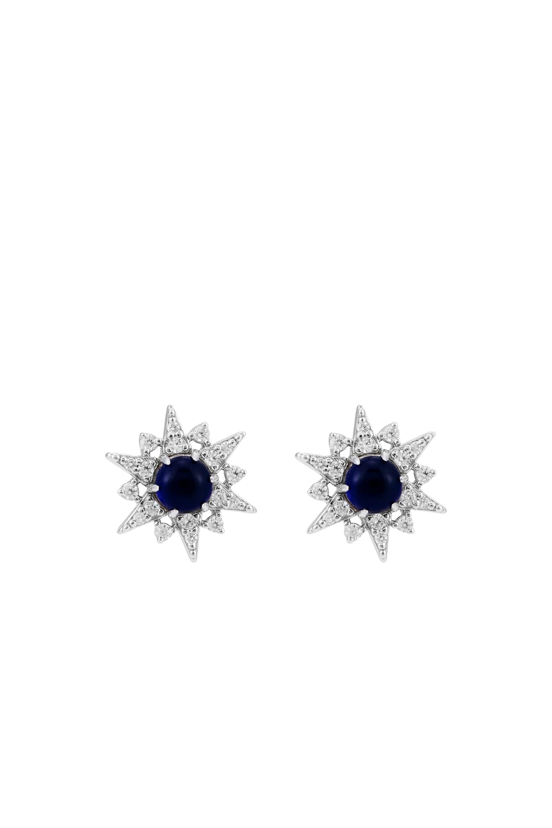 Sentimental Stud Earrings, Sterling Silver & Cubic Zirconia